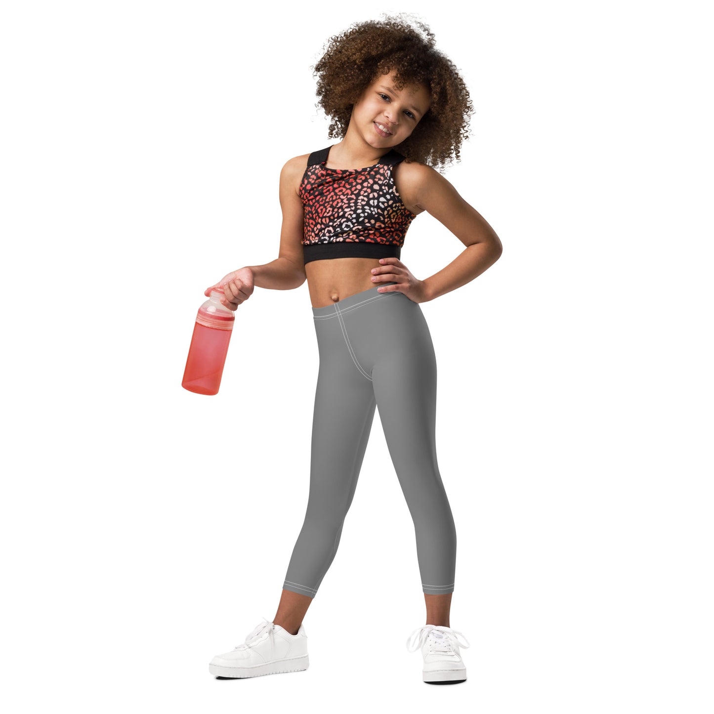 Kid's Leggings - Pebble Grey