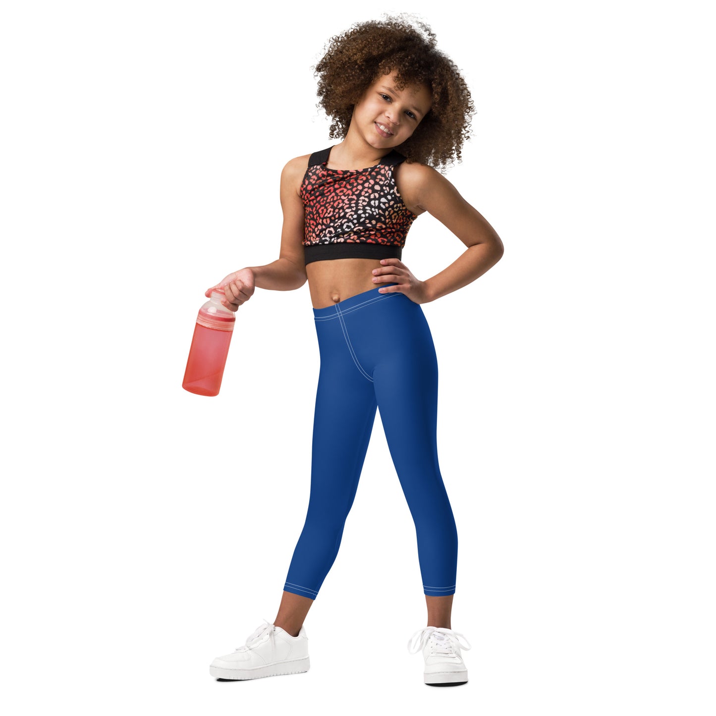 Kid's Leggings - Deep Ocean Blue