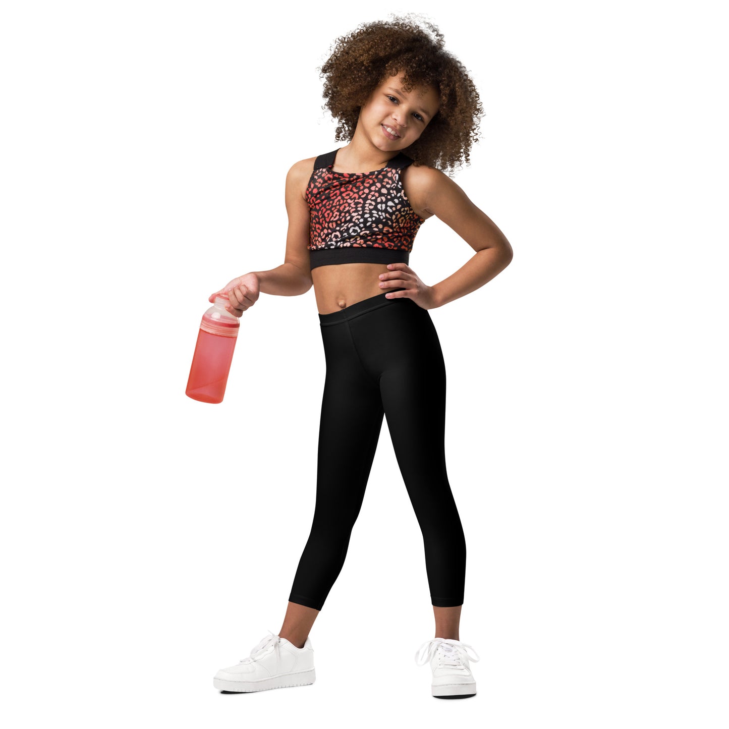 Kid's Leggings - Midnight Black