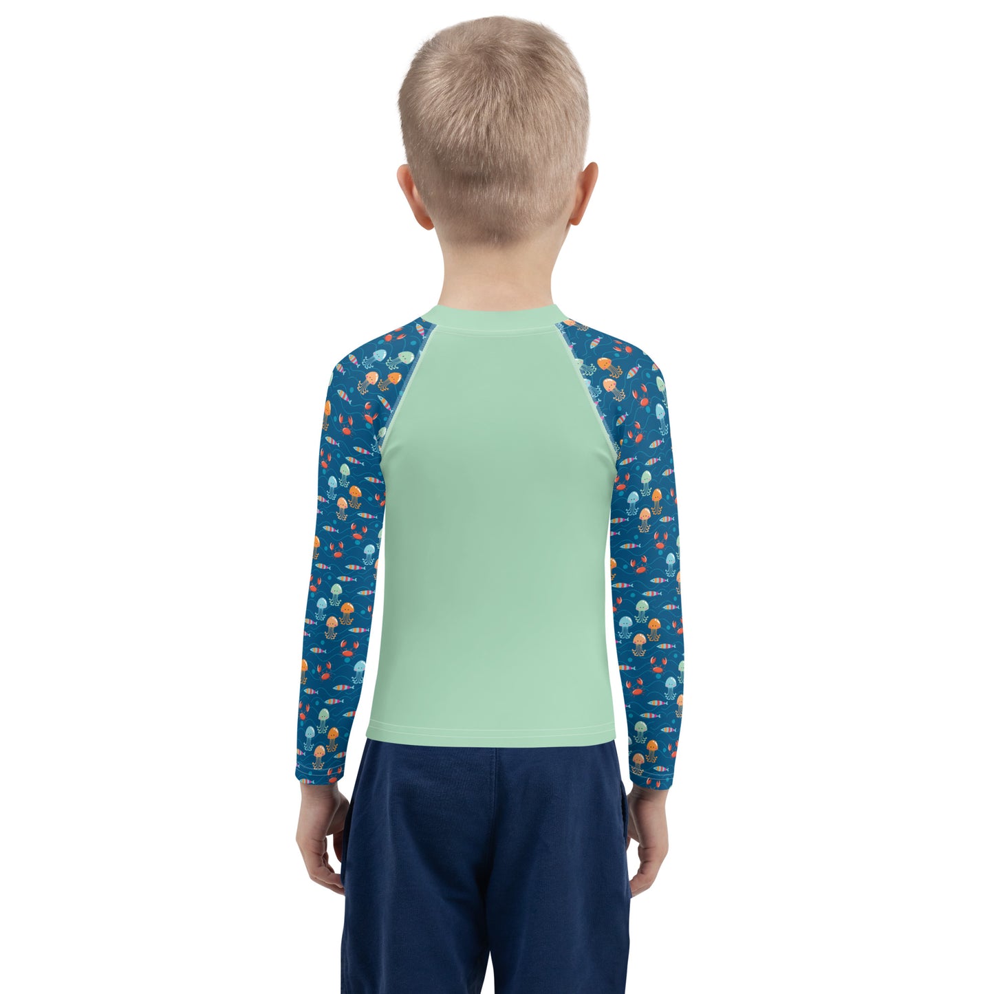 Rashguard für Kinder – Ocean Explorer, Grün