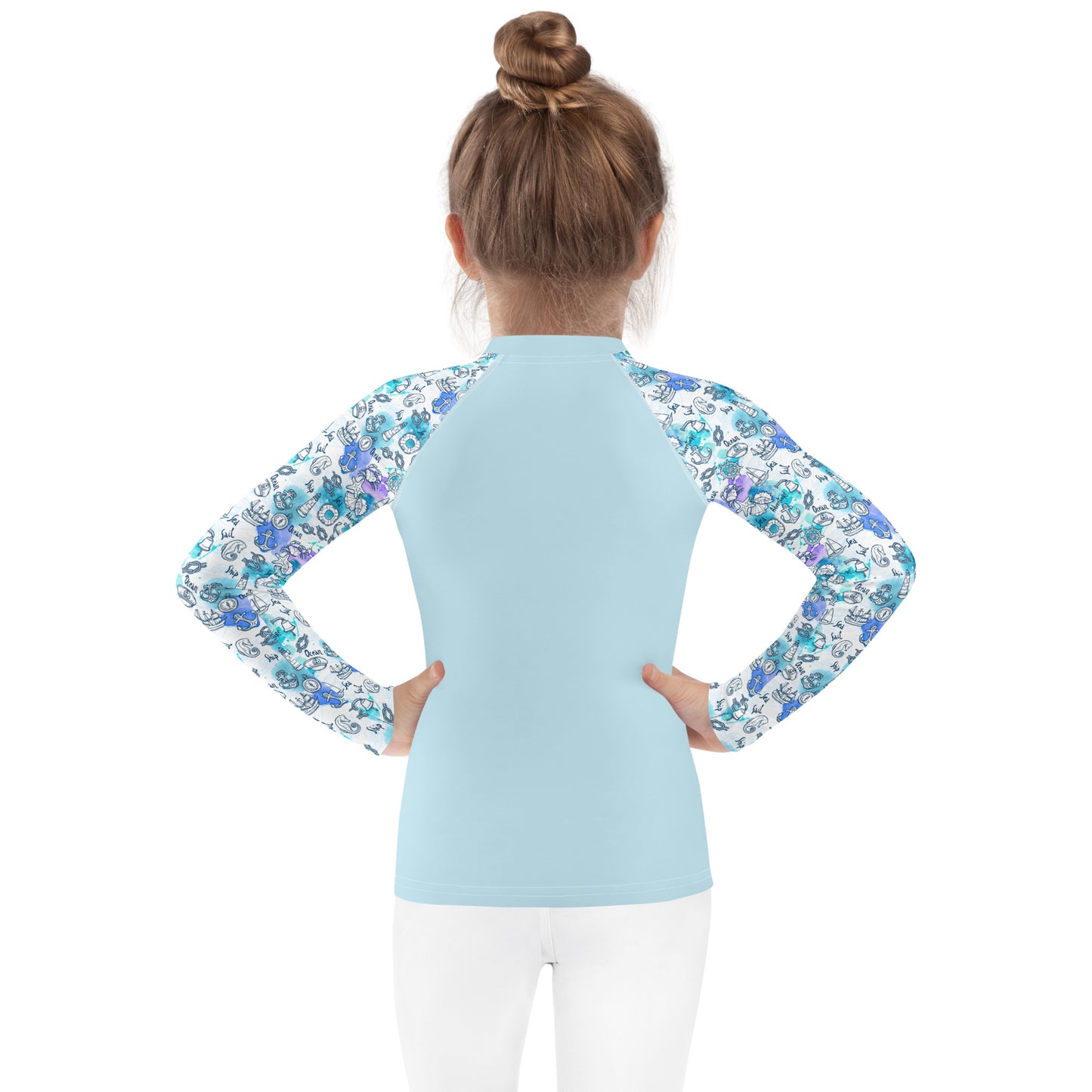 Kids Rash Guard - Splash Squad, Aqua