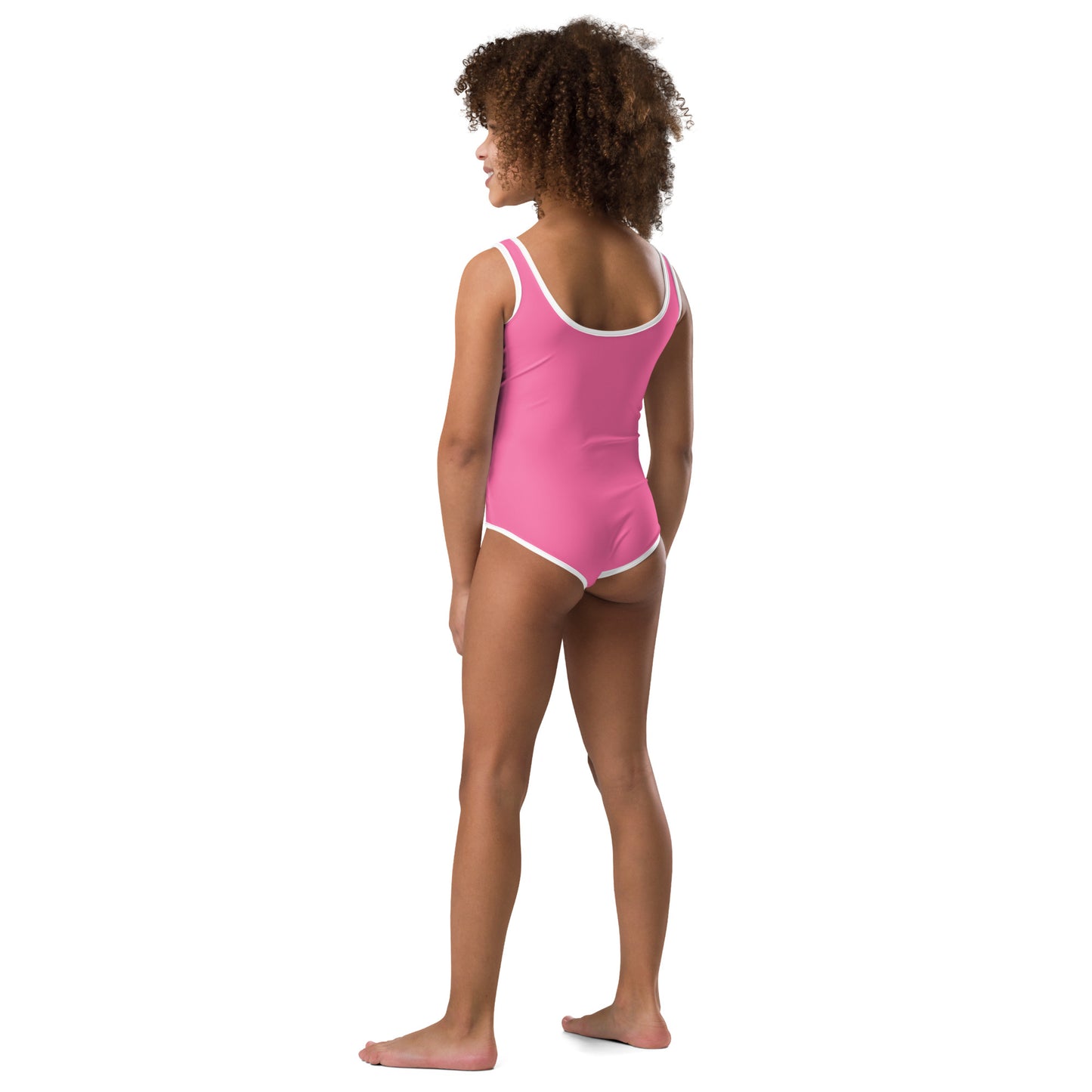 Kids Swimsuit - Brilliant Rose