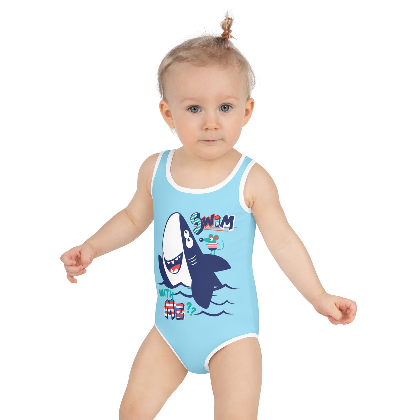 Kinder Badeanzug - Swim with me, Blau