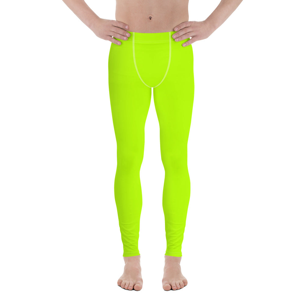 Men's Sport Pro Leggings - Neon Green