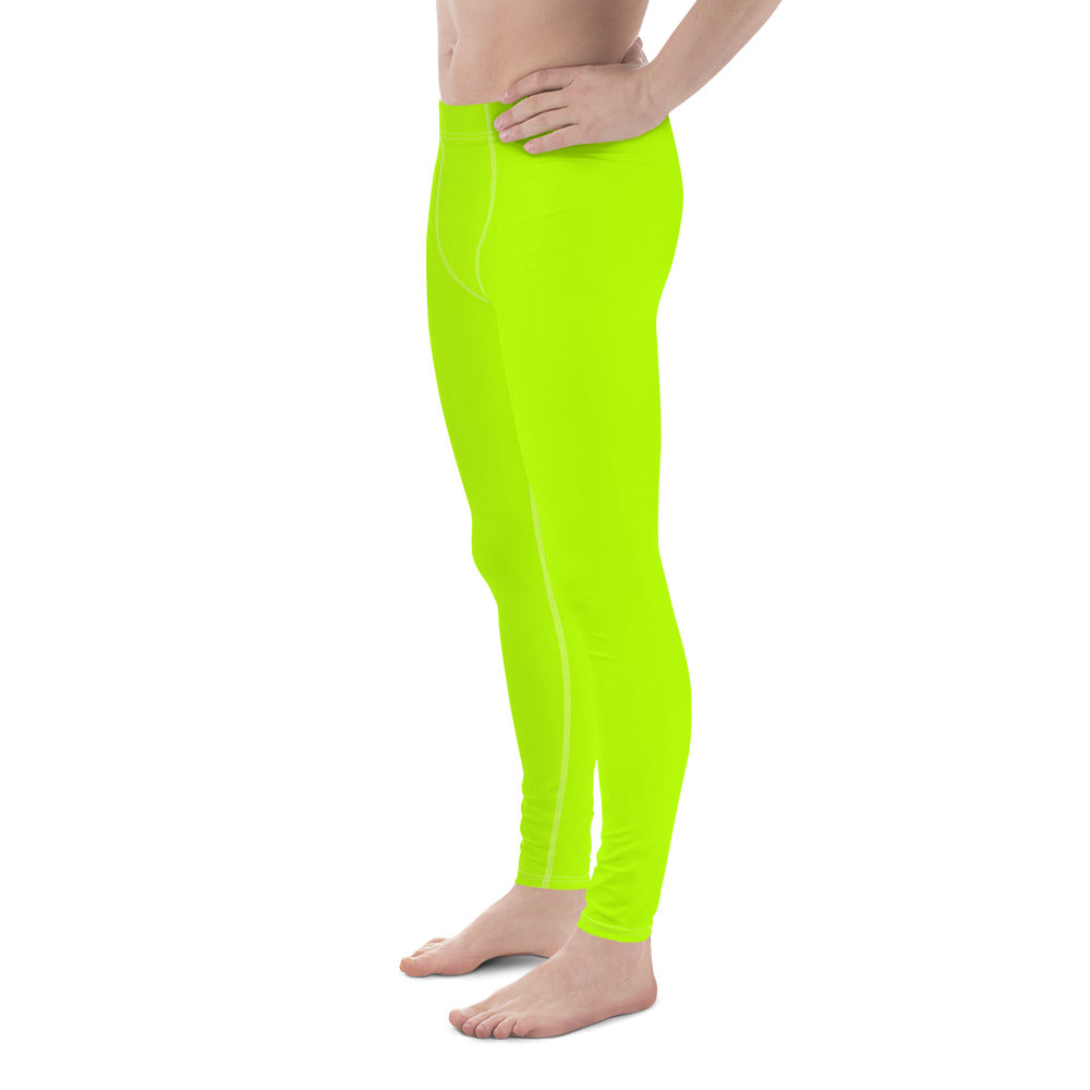 Men's Sport Pro Leggings - Neon Green