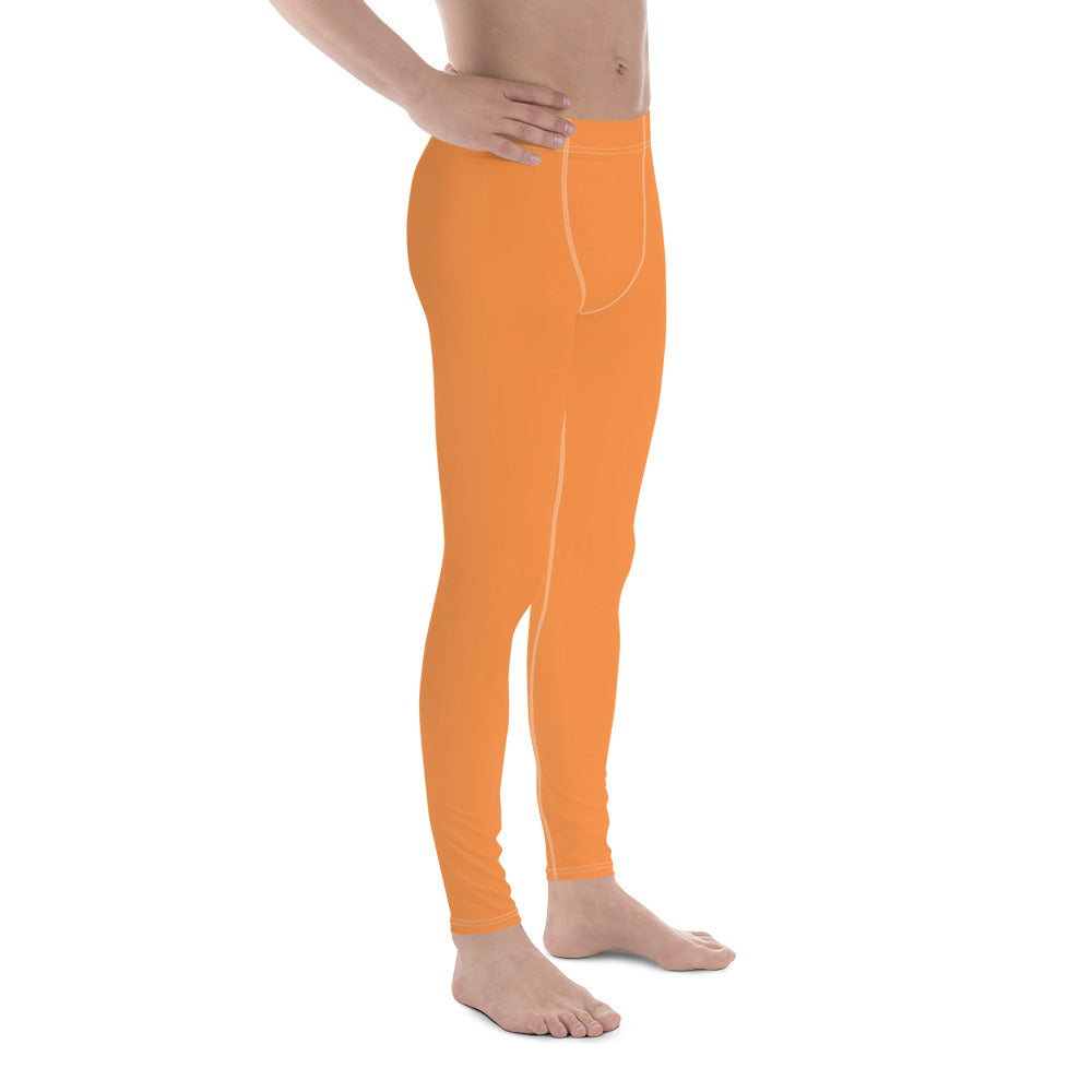 Sport Pro Leggings für Herren – Leuchtendes Orange