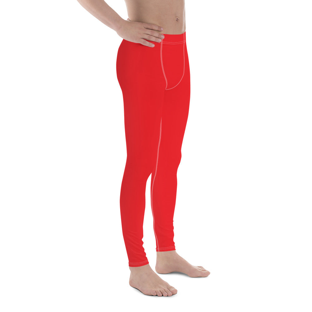 Sport Pro Leggings für Herren – Feuriges Rot