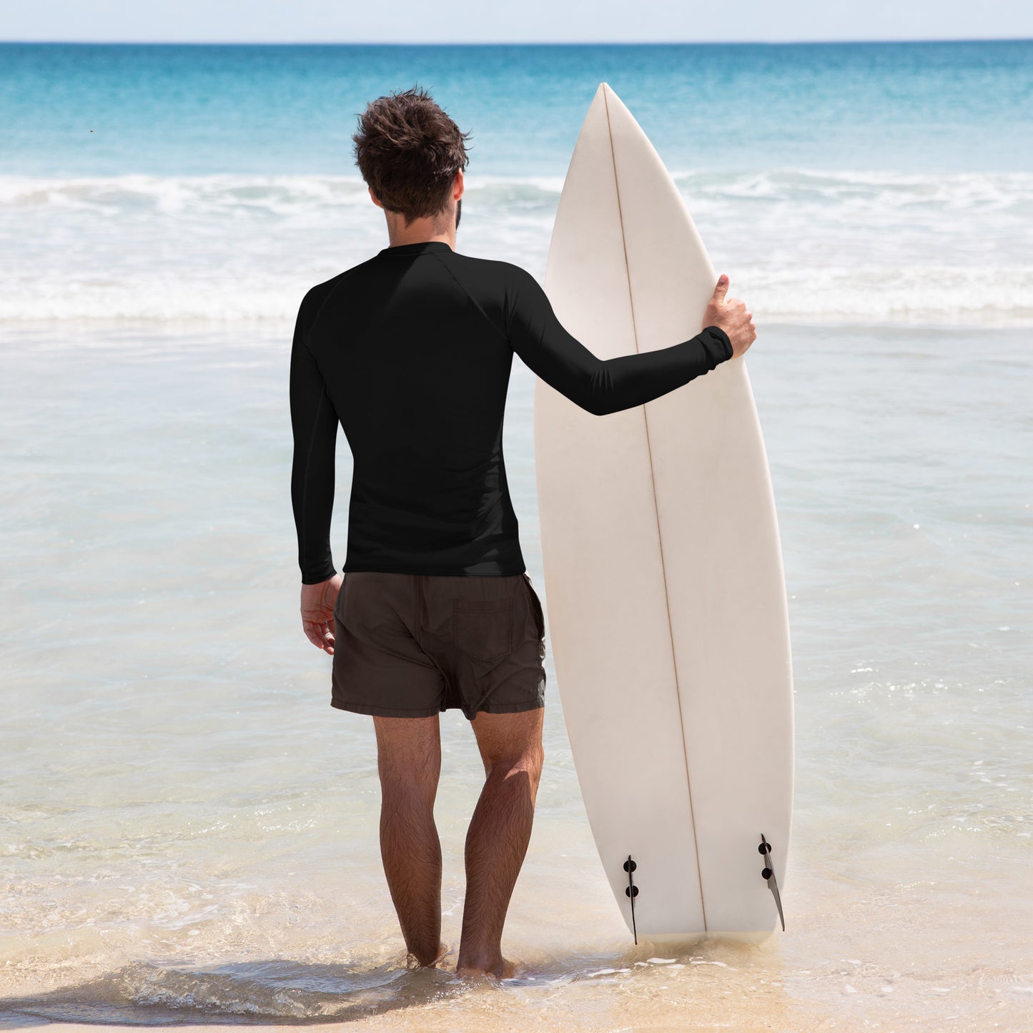 Men's Rash Guard - Midnight Black