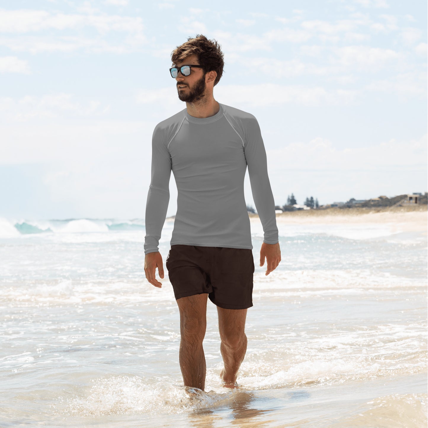 Men's Rash Guard - Iron Grey