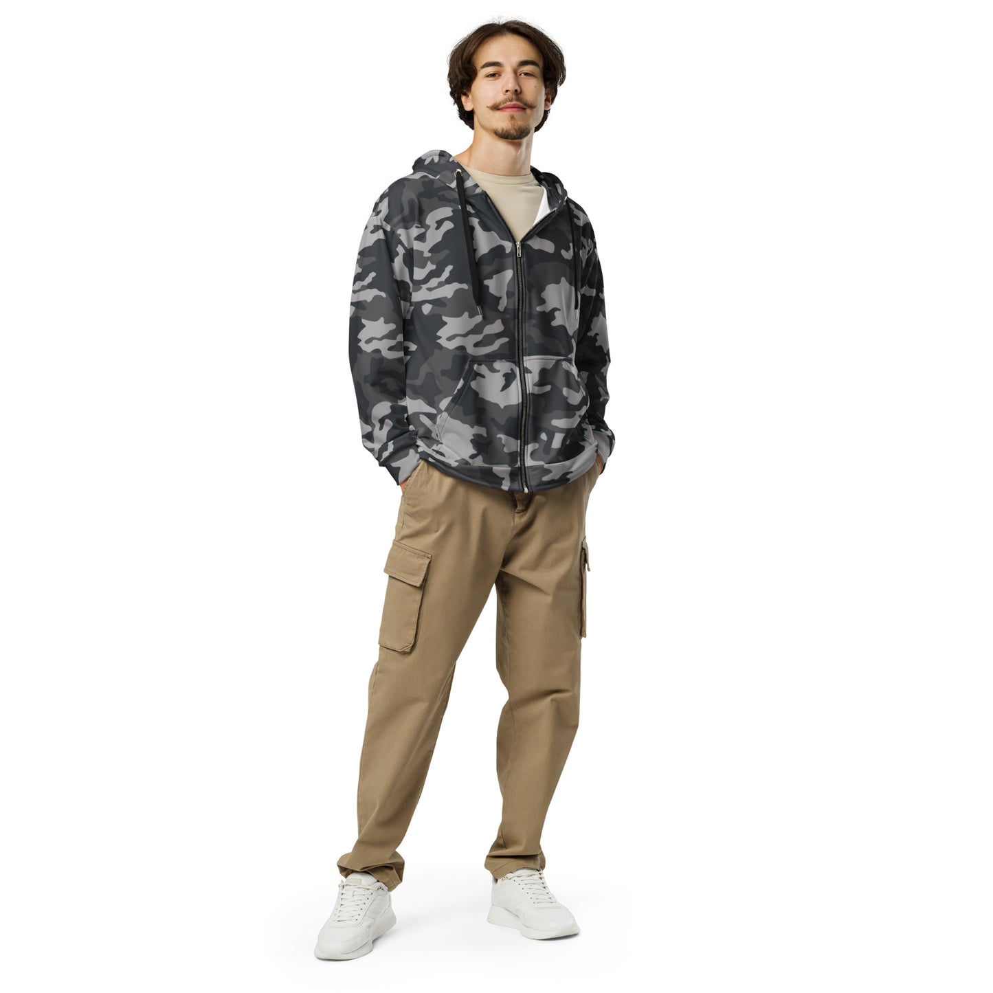 Men's Urban Camo Zip Hoodie