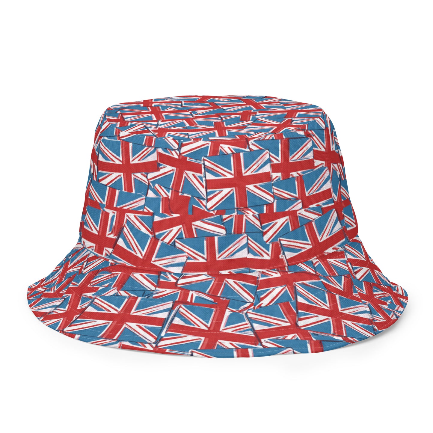 Reversible bucket hat - union flag print