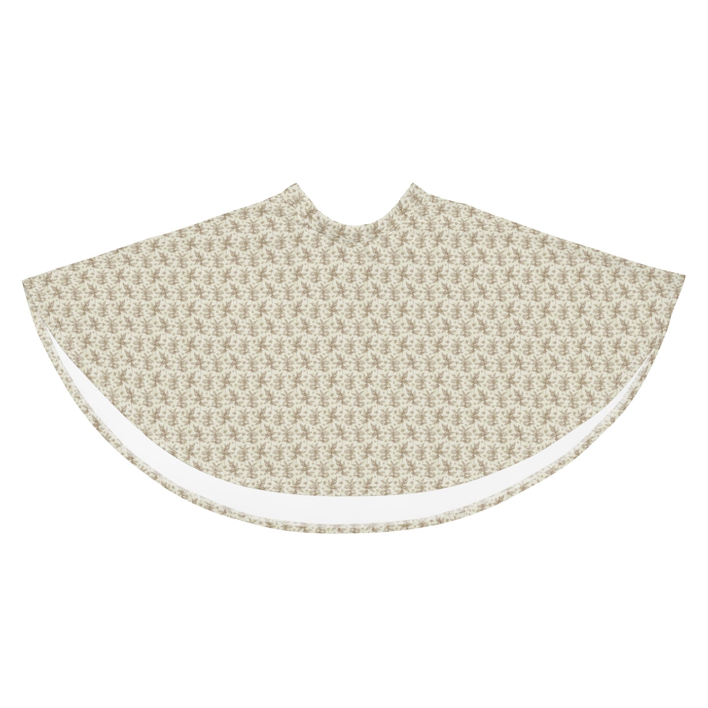 Elasticated Waist Flare Skirt - Olive Grove