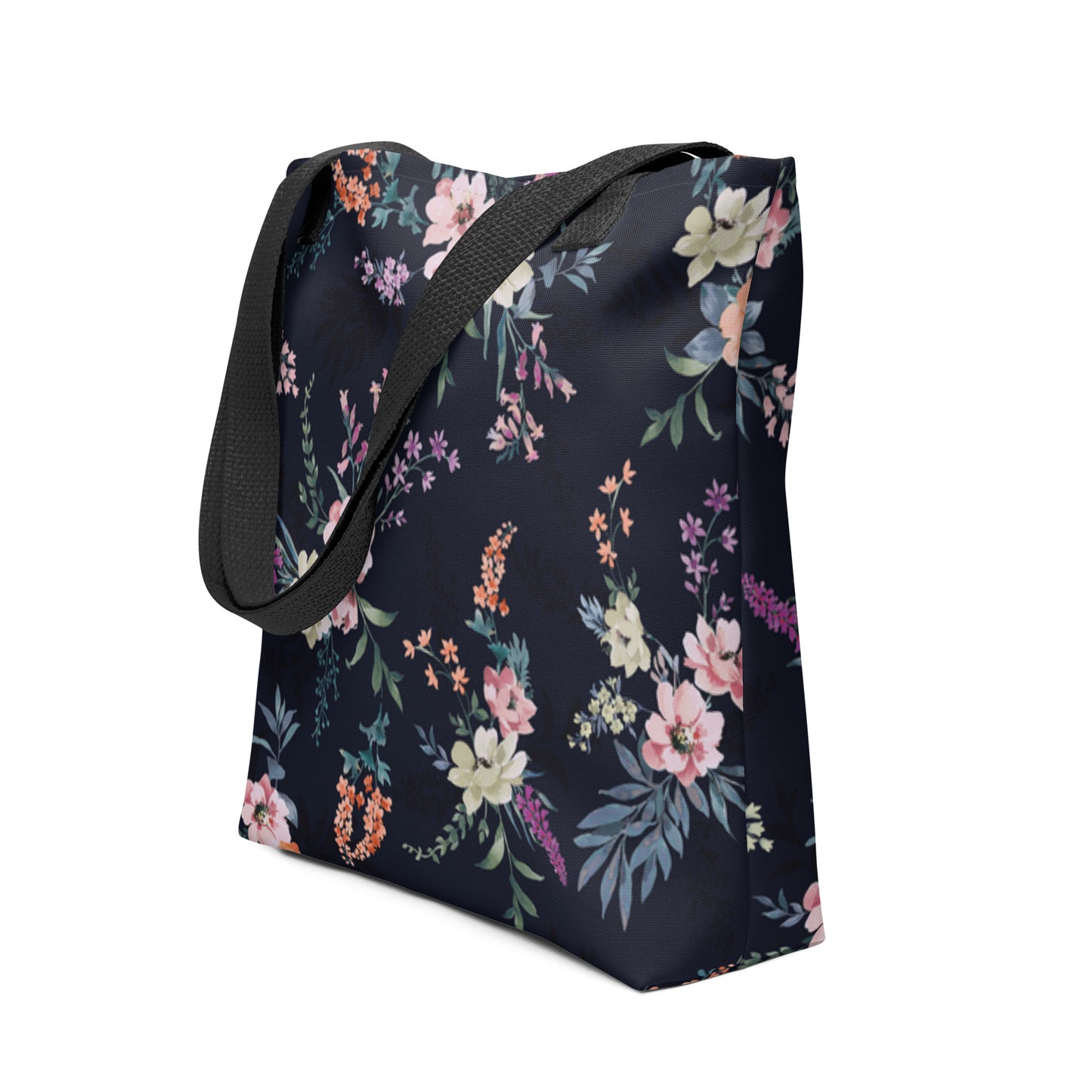 Midnight Blossoms Tote