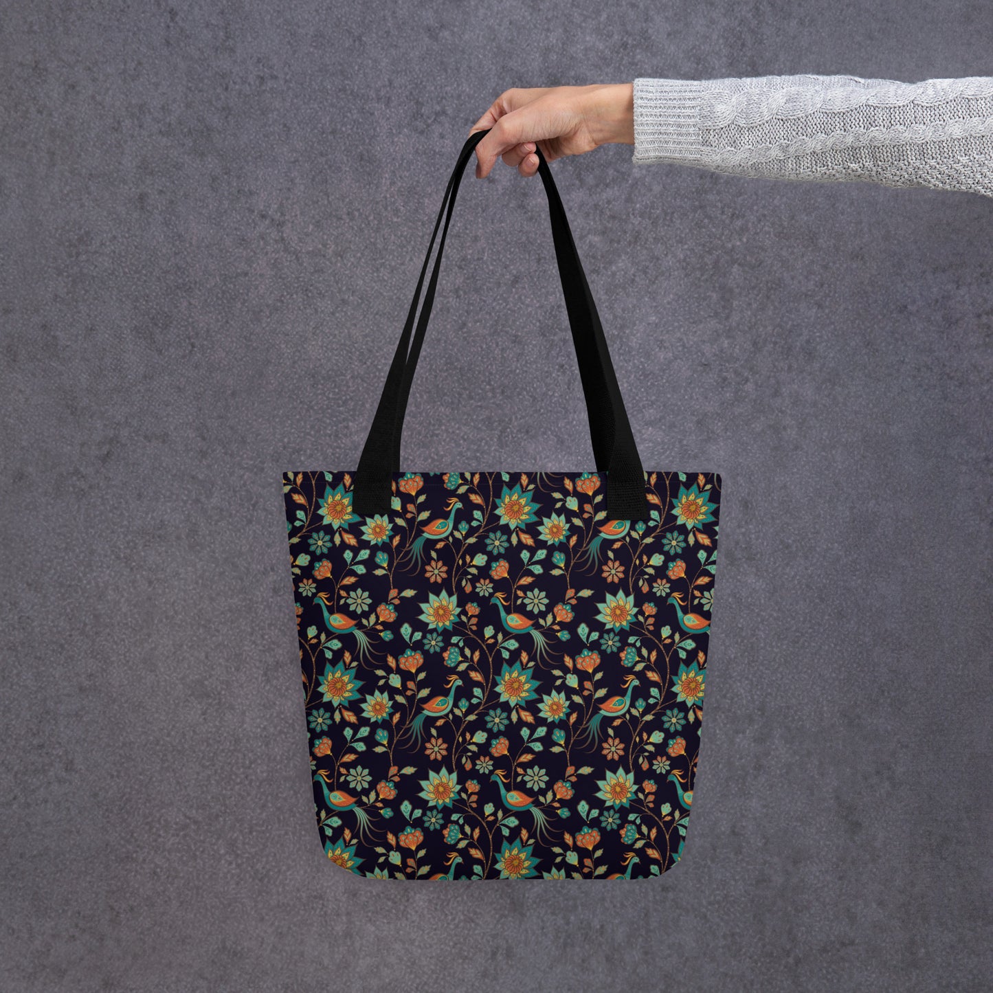 Peacock Garden Tote