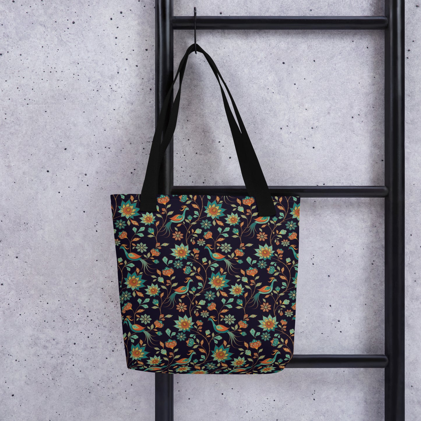 Peacock Garden Tote