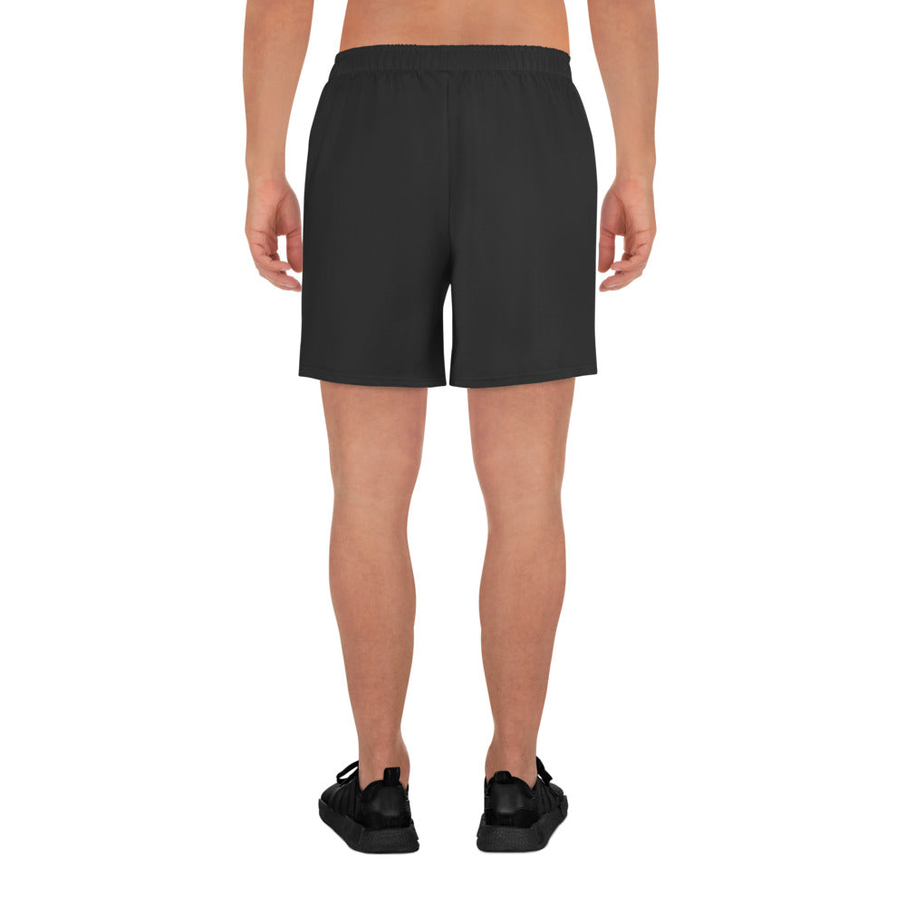 Lange Performance-Sportshorts für Herren – Anthrazitschwarz