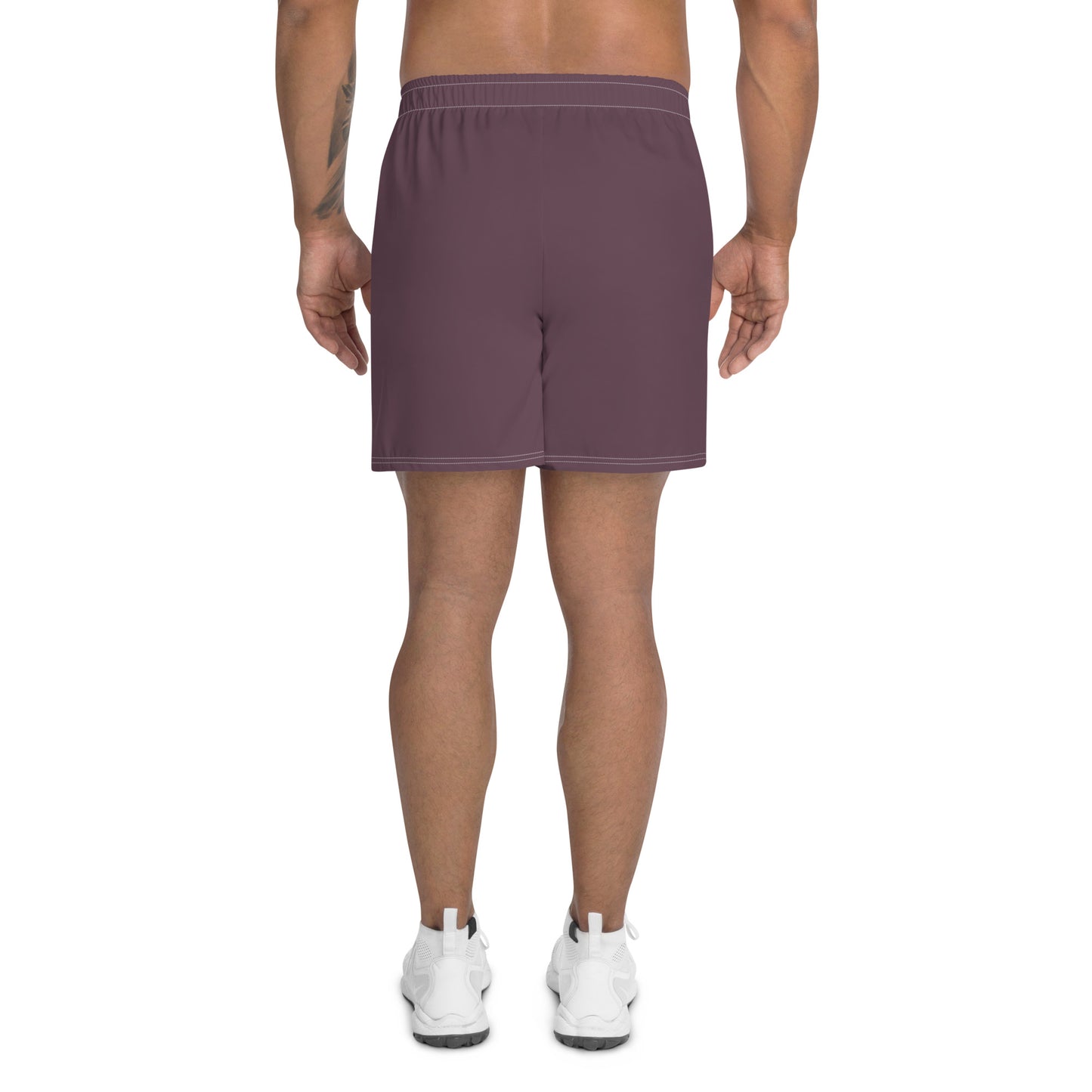 Men's Long Fit Performance Athletic Shorts - Smoky Plum