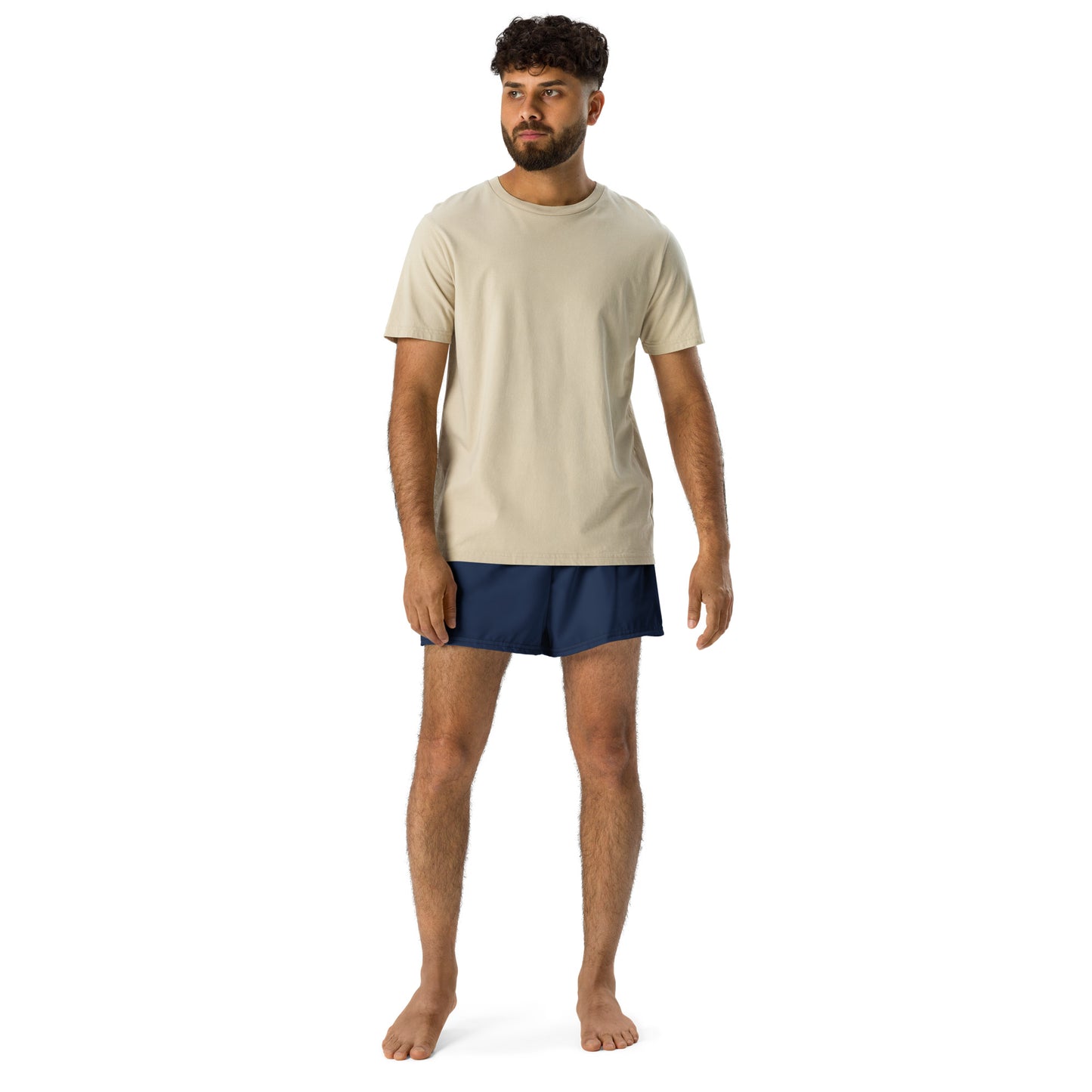 Men's Performance Athletic Shorts - Navy Blue