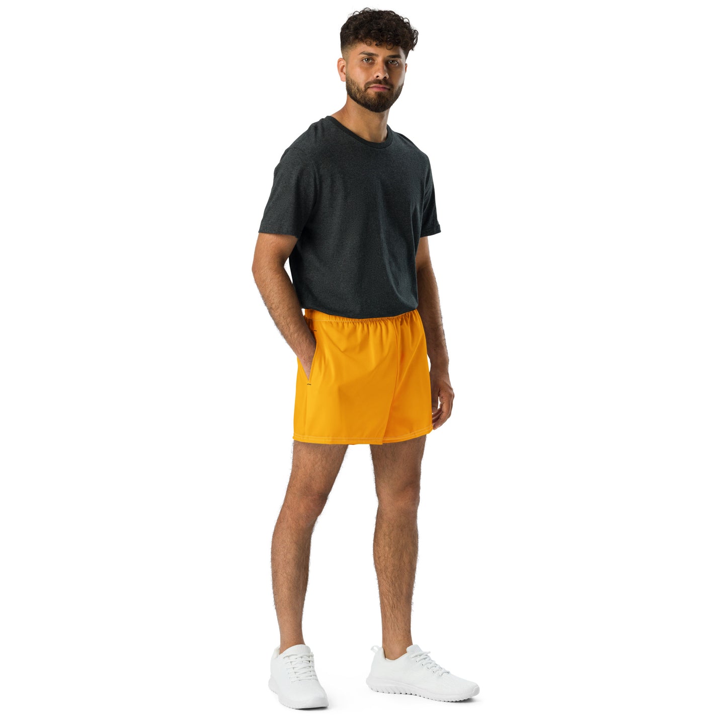 Men's Performance Athletic Shorts - Tangerine