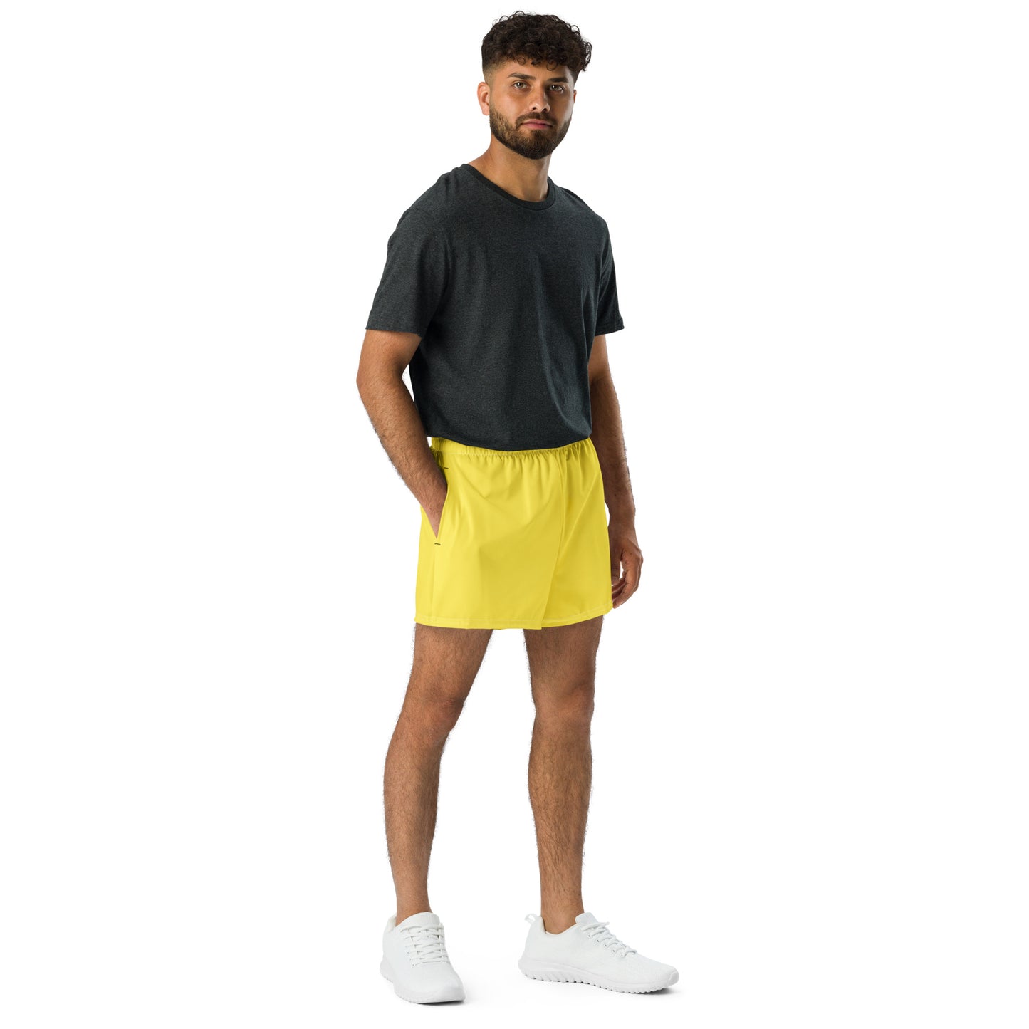 Men's Performance Athletic Shorts - Sunburst Yellow