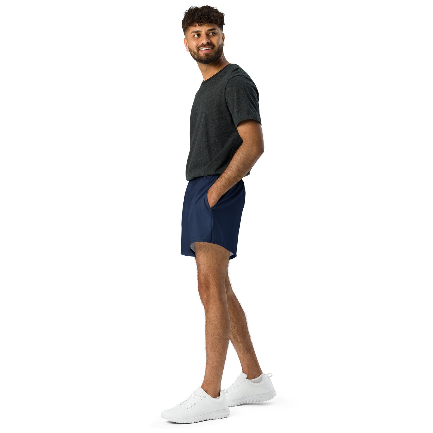 Men's Performance Athletic Shorts - Navy Blue