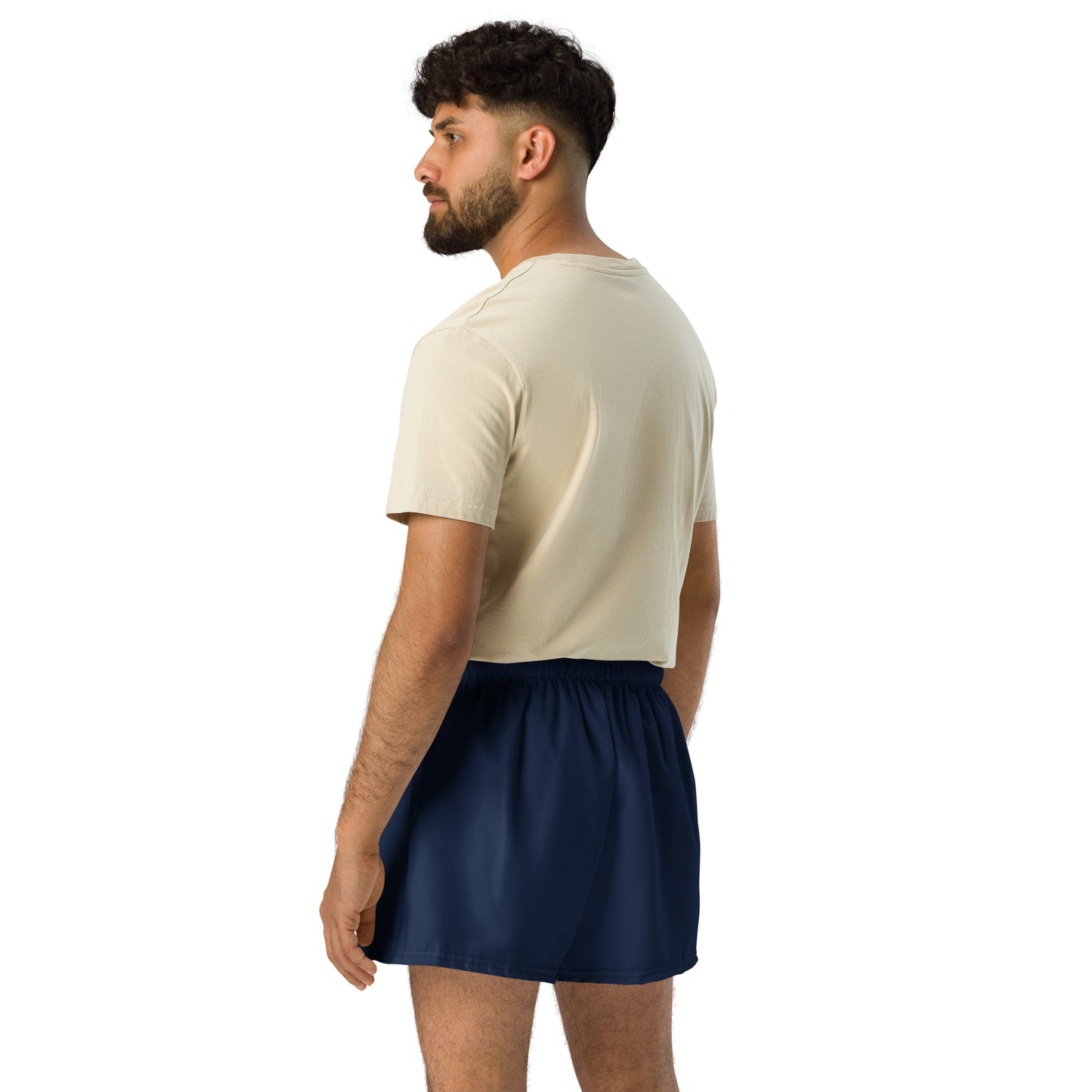 Men's Performance Athletic Shorts - Navy Blue