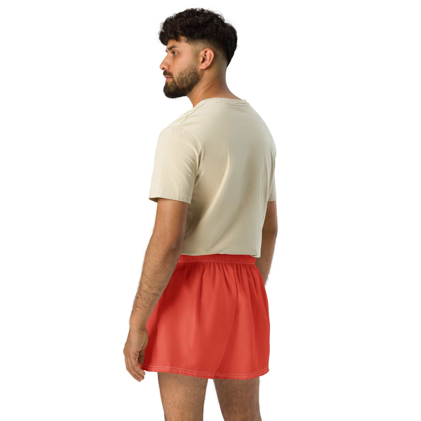 Men's Performance Athletic Shorts - Fiery Red