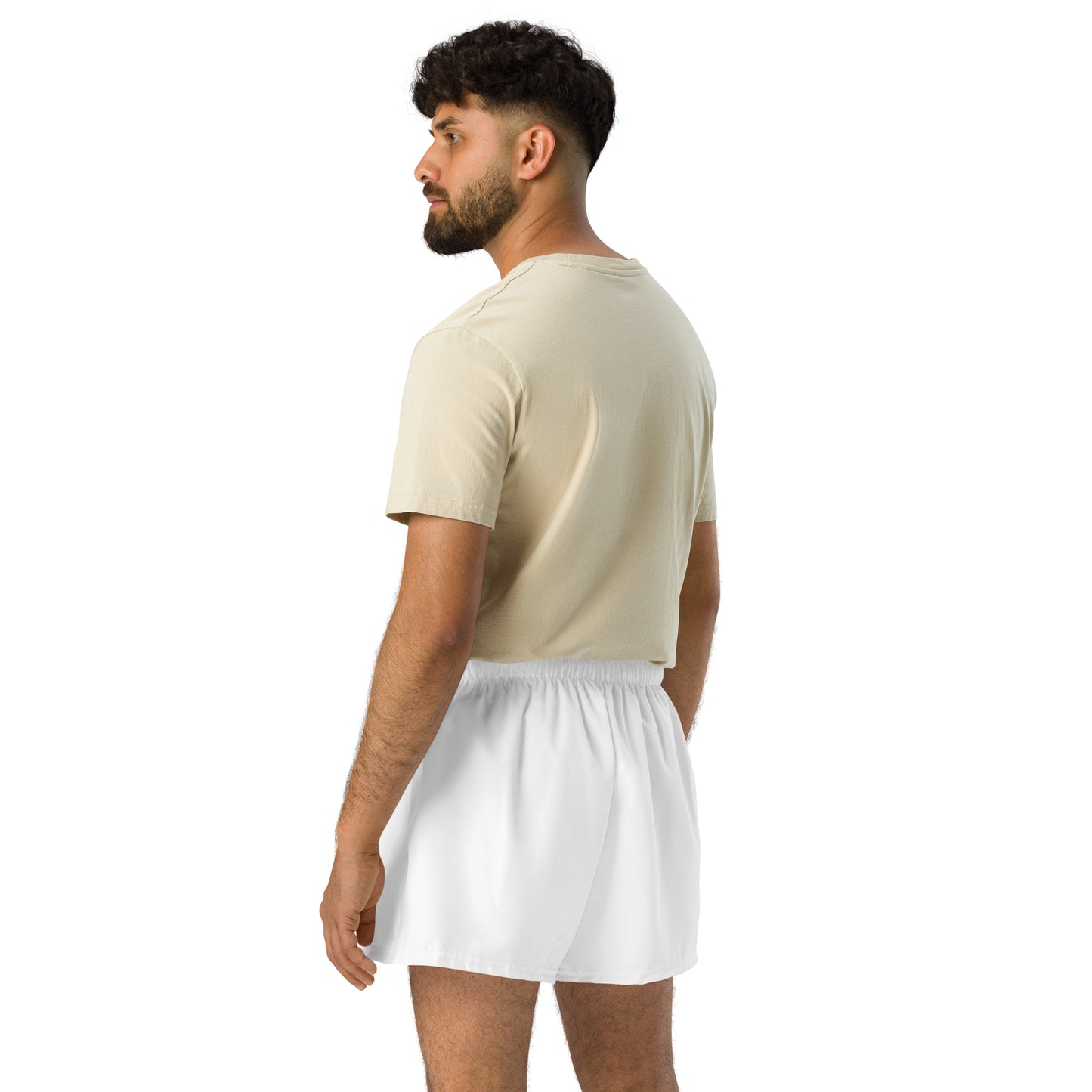 Men's Performance Athletic Shorts - Crisp White