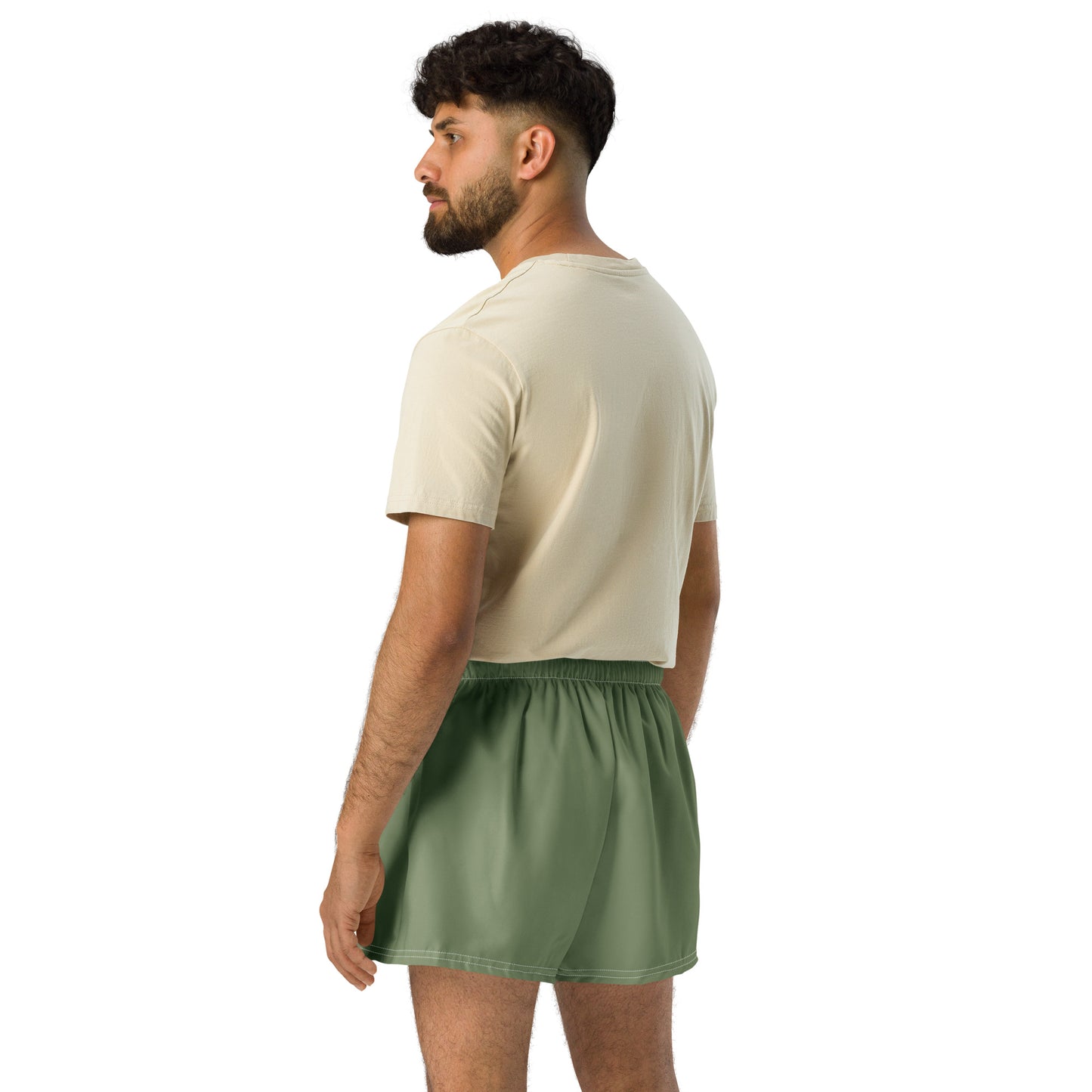 Men's Performance Athletic Shorts - Military Green