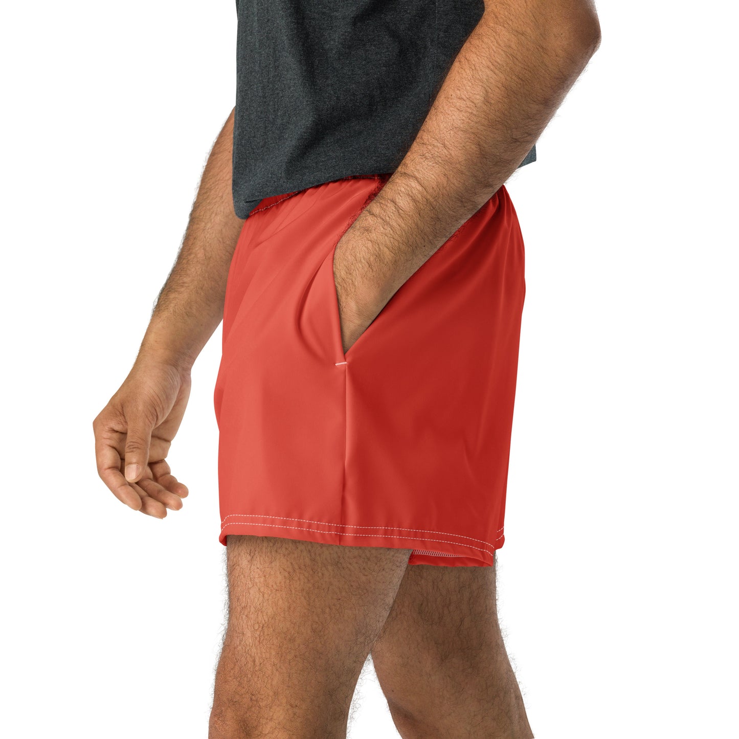 Men's Performance Athletic Shorts - Fiery Red