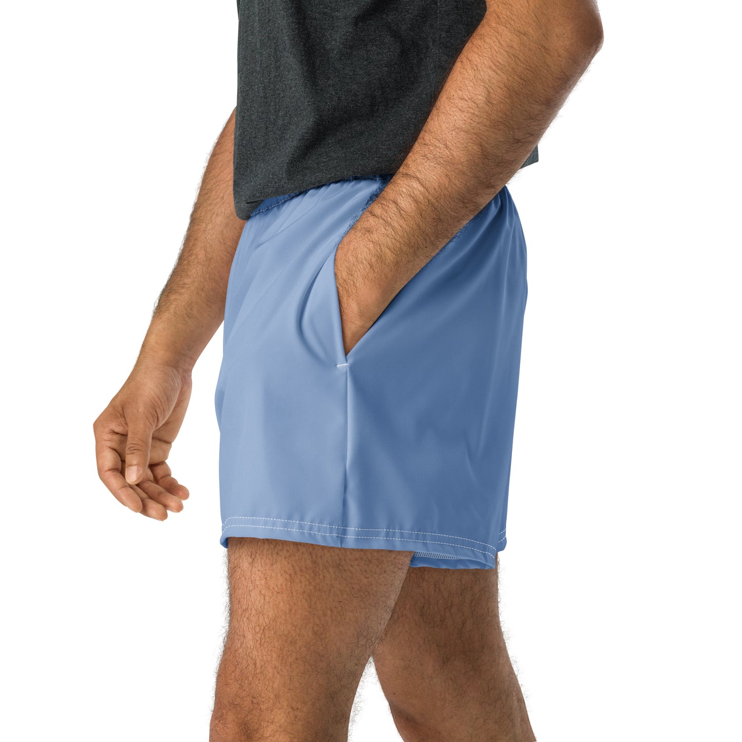 Performance-Sportshorts für Herren – Stahlblau