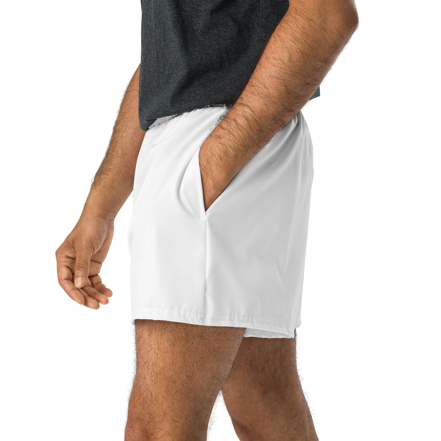 Men's Performance Athletic Shorts - Crisp White