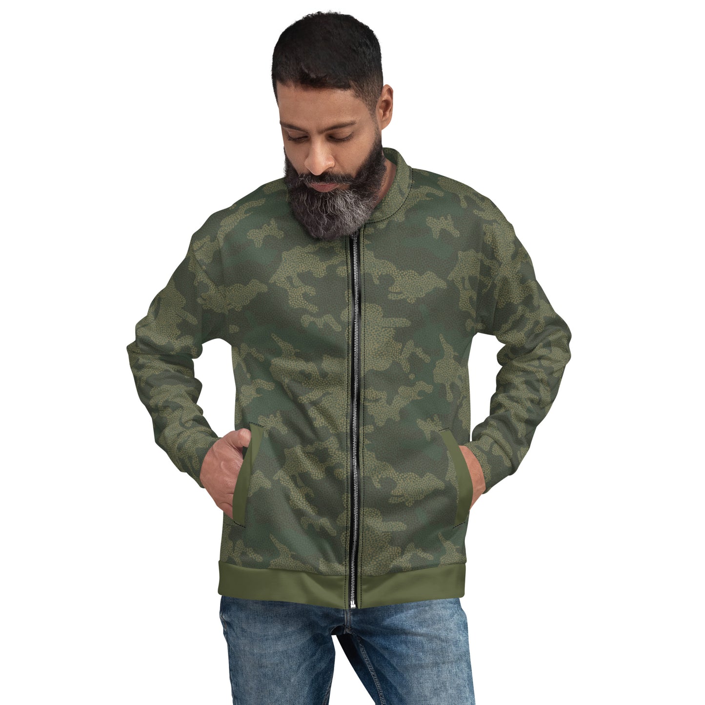 Bomberjacke für Herren – Klassisches Tarnmuster