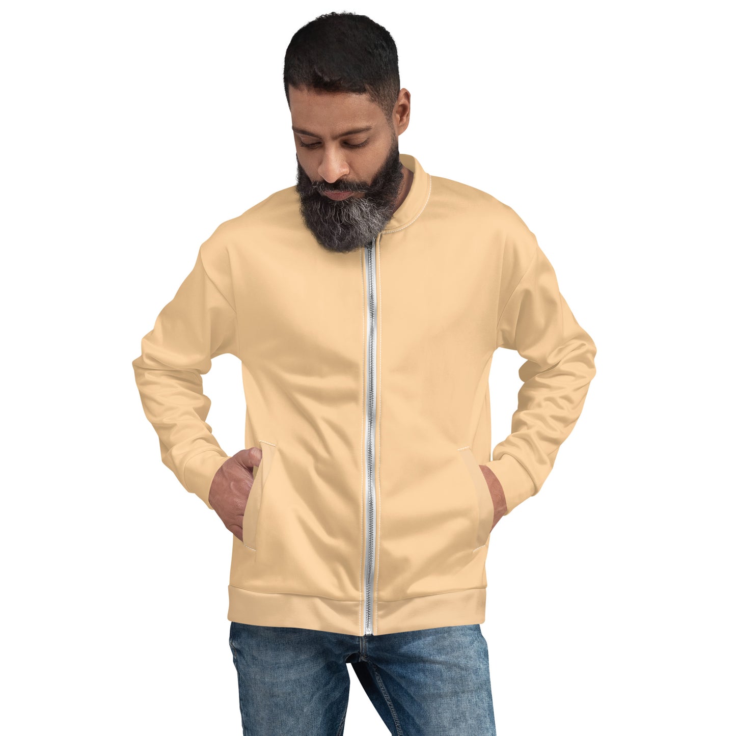 Men's Bomber Jacket - Blaze Orange