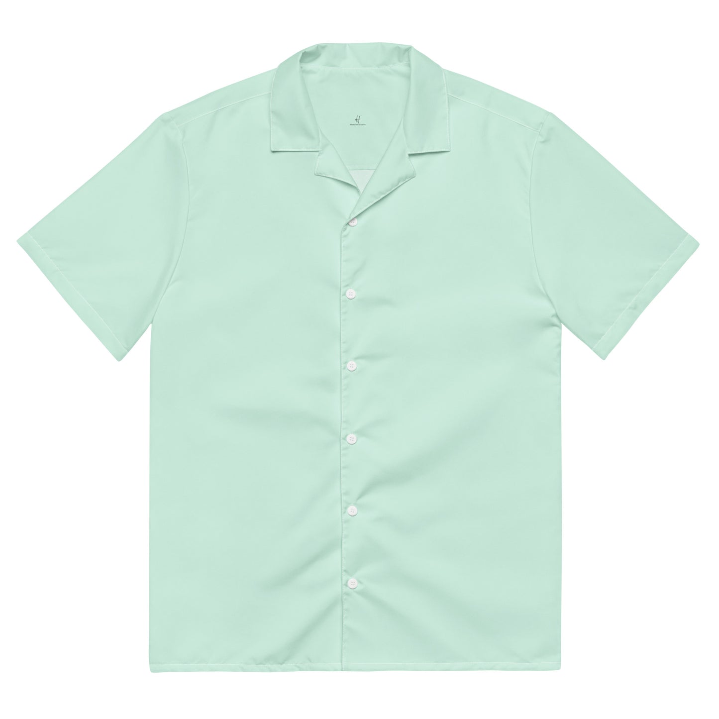 Short Sleeve Button Shirt - Mint Green