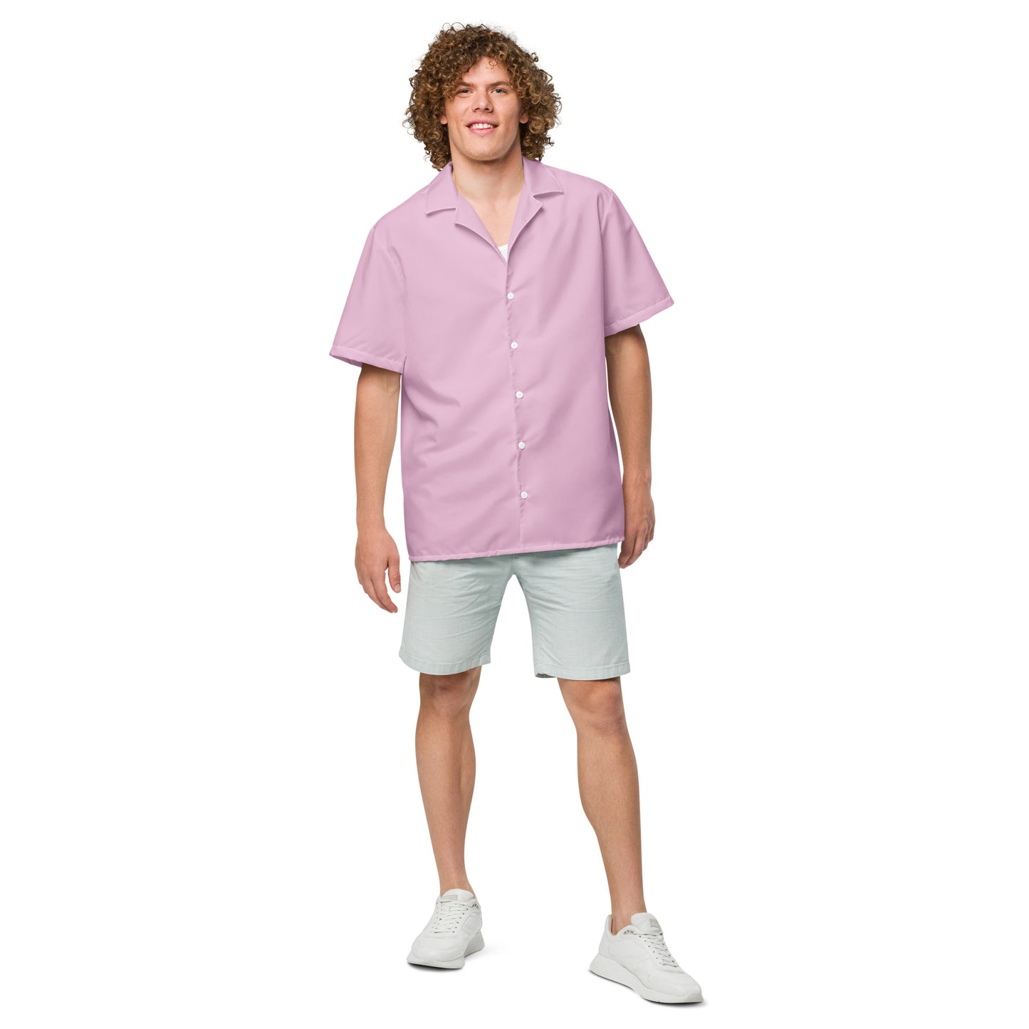 Short Sleeve Button Shirt - Amethyst Smoke