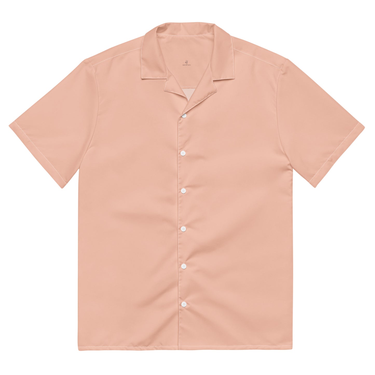 Short Sleeve Button Shirt - Rosewood