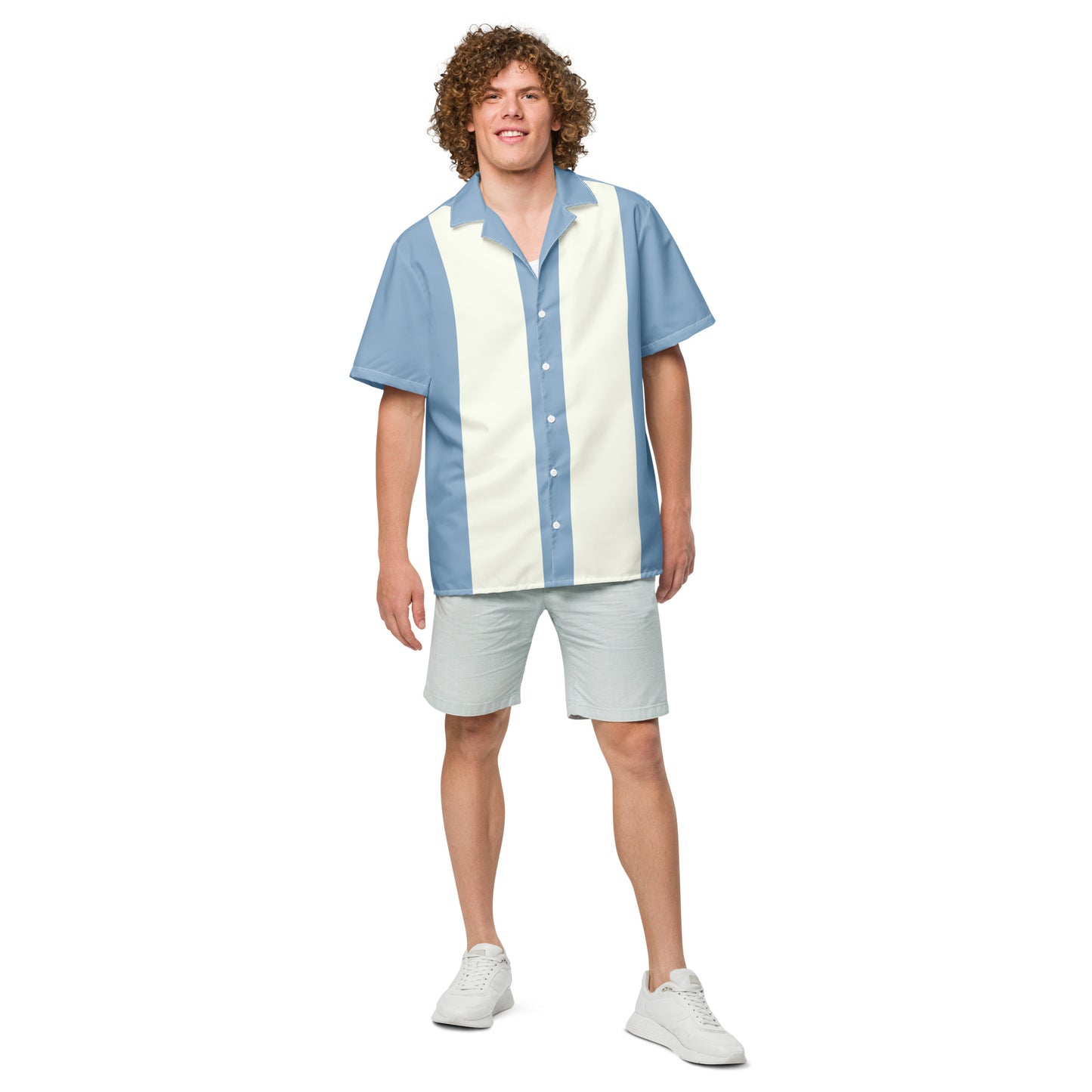 Short Sleeve Button Shirt - Blue Horizon