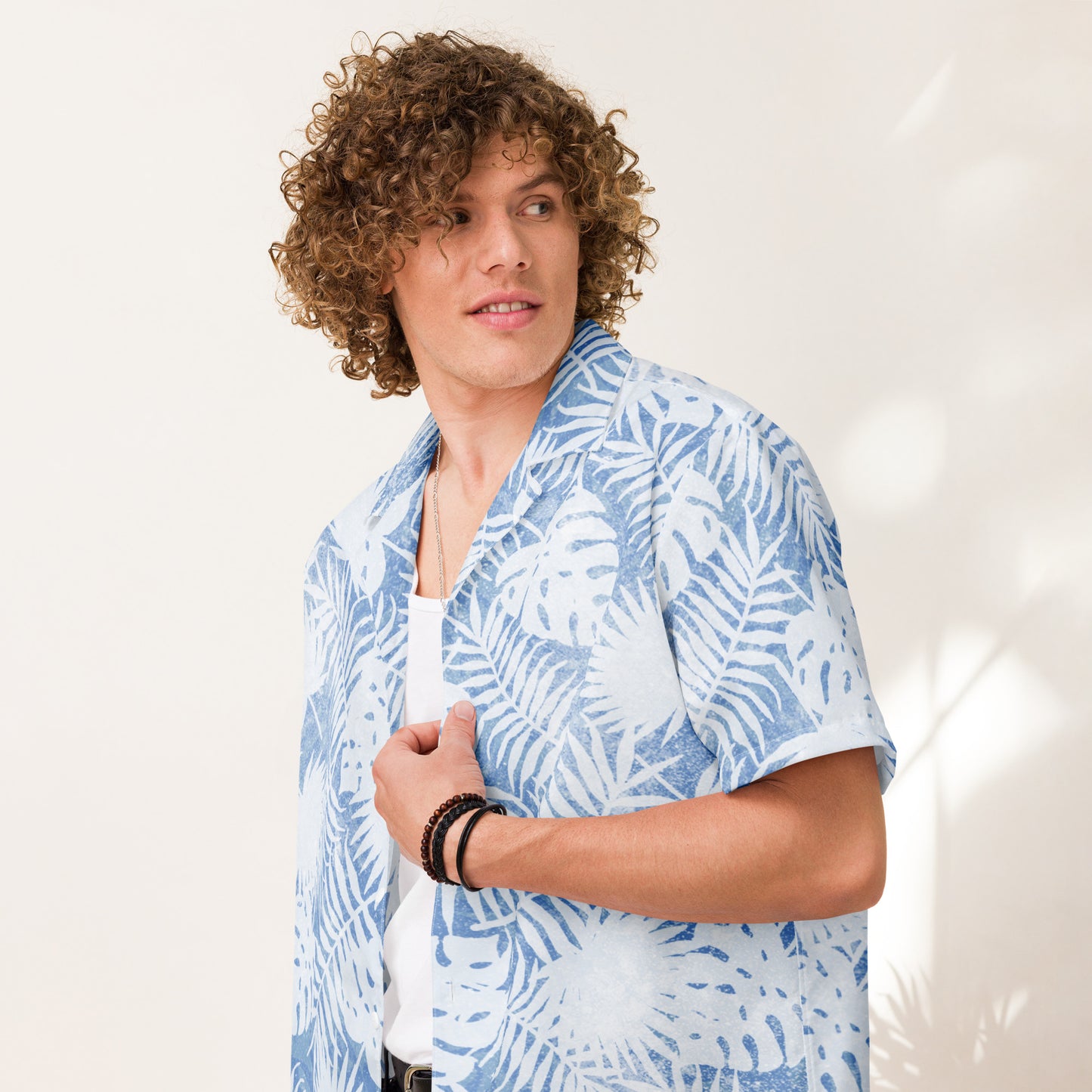Short Sleeve Button Shirt - Tropical Breeze