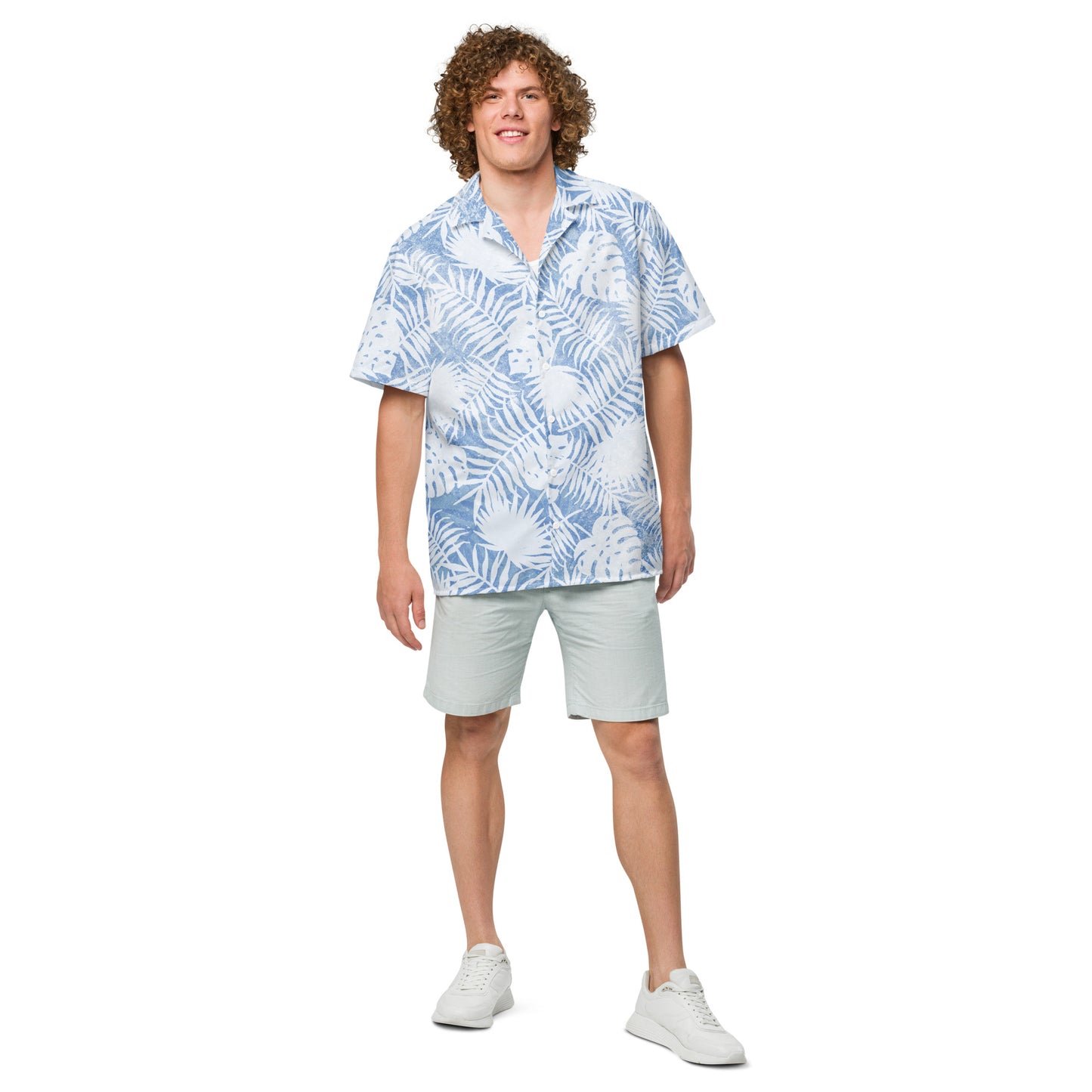 Short Sleeve Button Shirt - Tropical Breeze