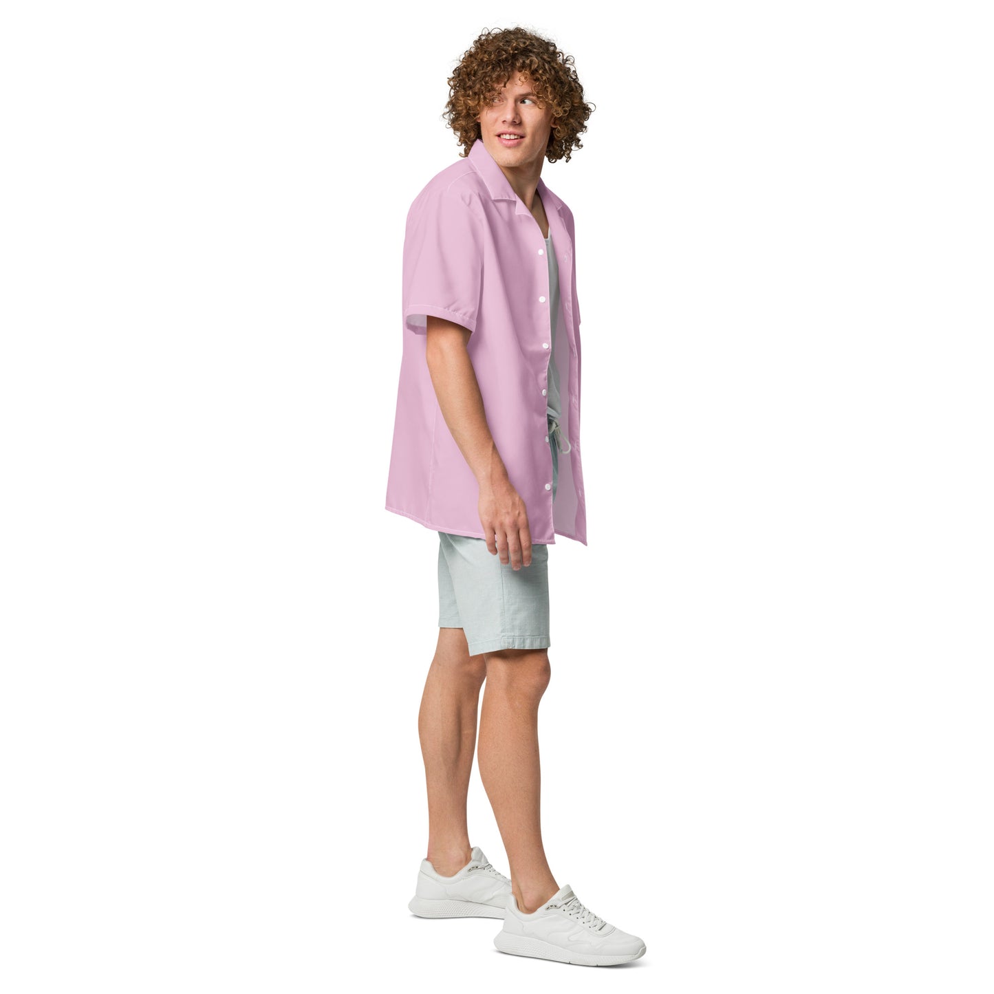 Short Sleeve Button Shirt - Amethyst Smoke