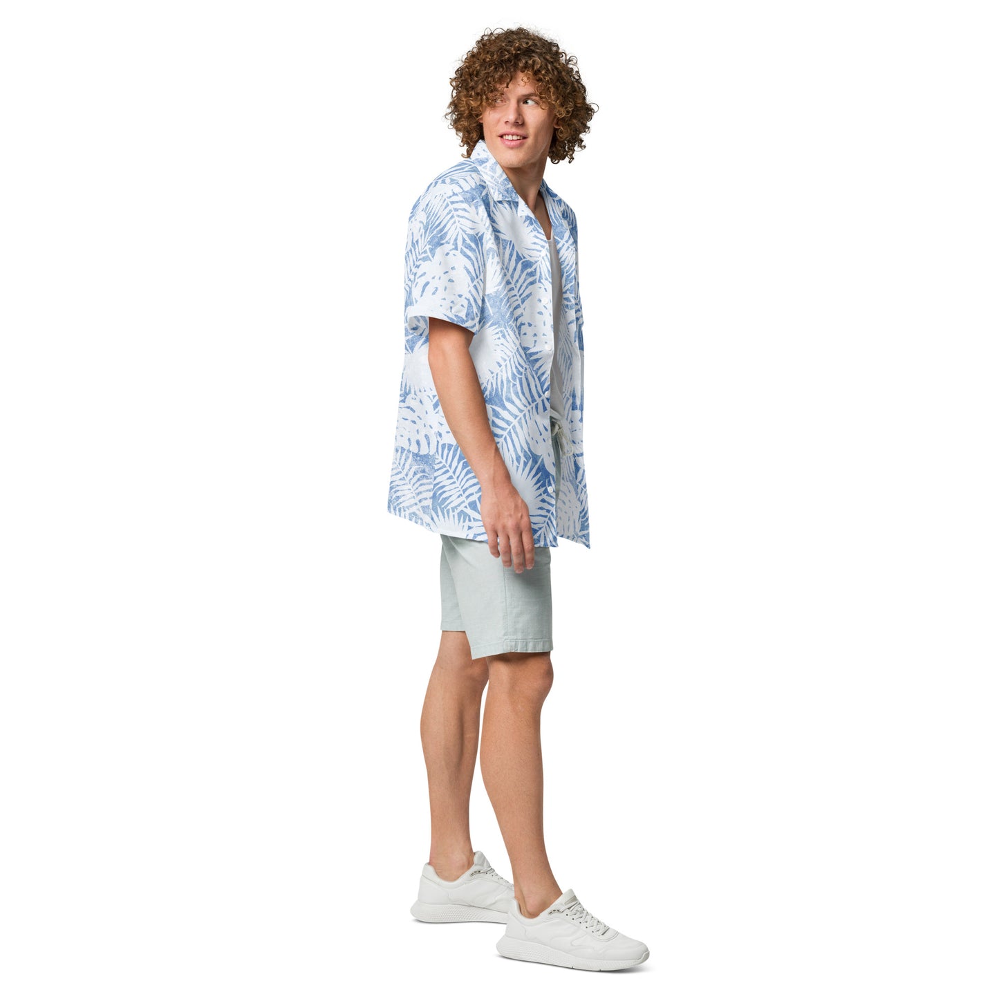 Short Sleeve Button Shirt - Tropical Breeze