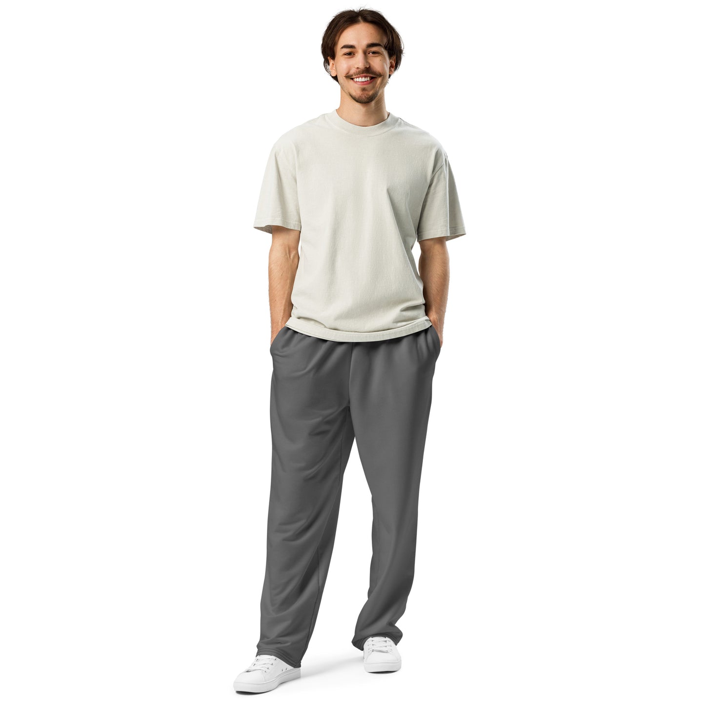 Men's Wide-Leg Joggers - Charcoal Heather