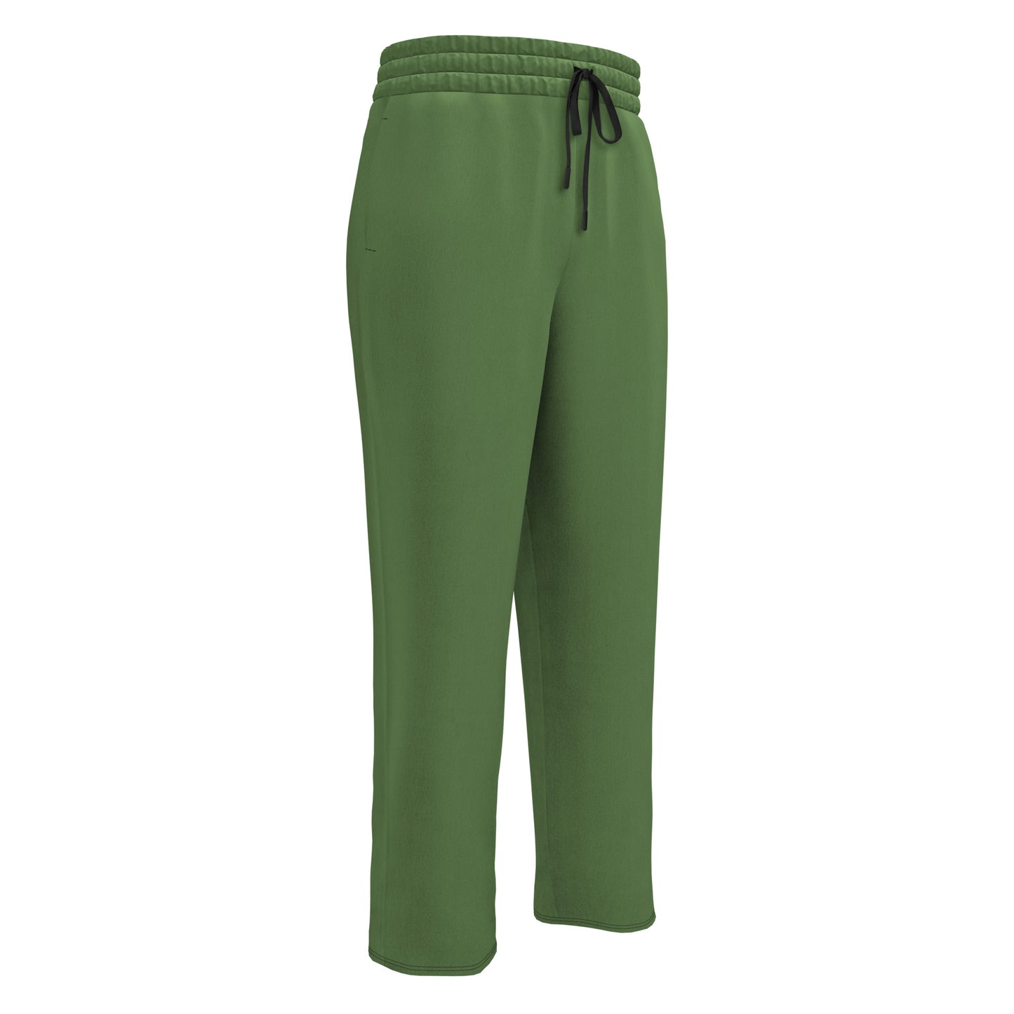 Men's Wide-Leg Joggers - Dark Green Olive
