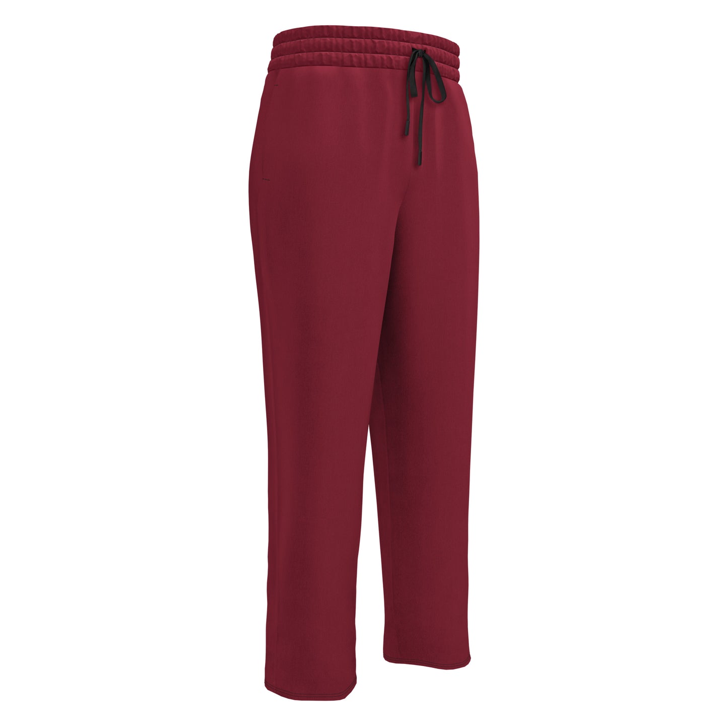 Men's Wide-Leg Joggers - Burgundy