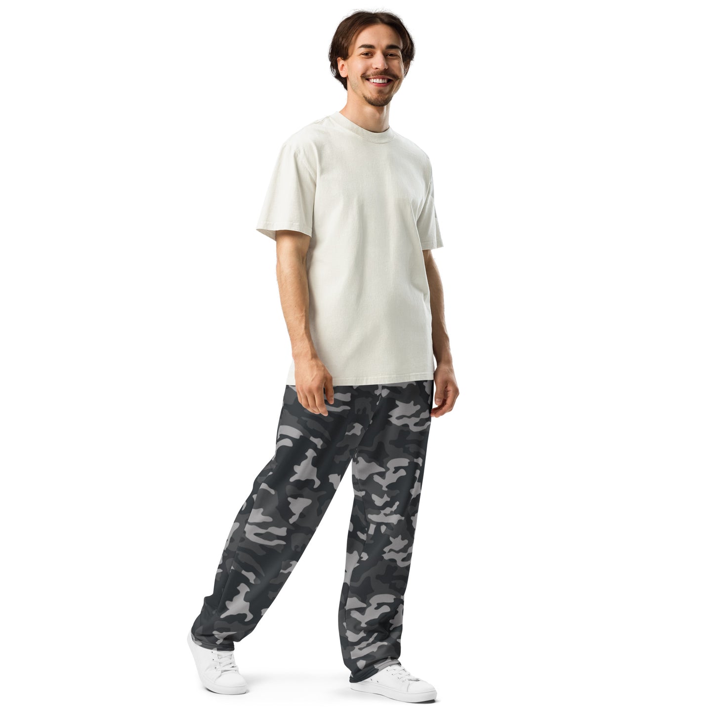 Herren-Jogginghose mit weitem Bein – Urban Camo