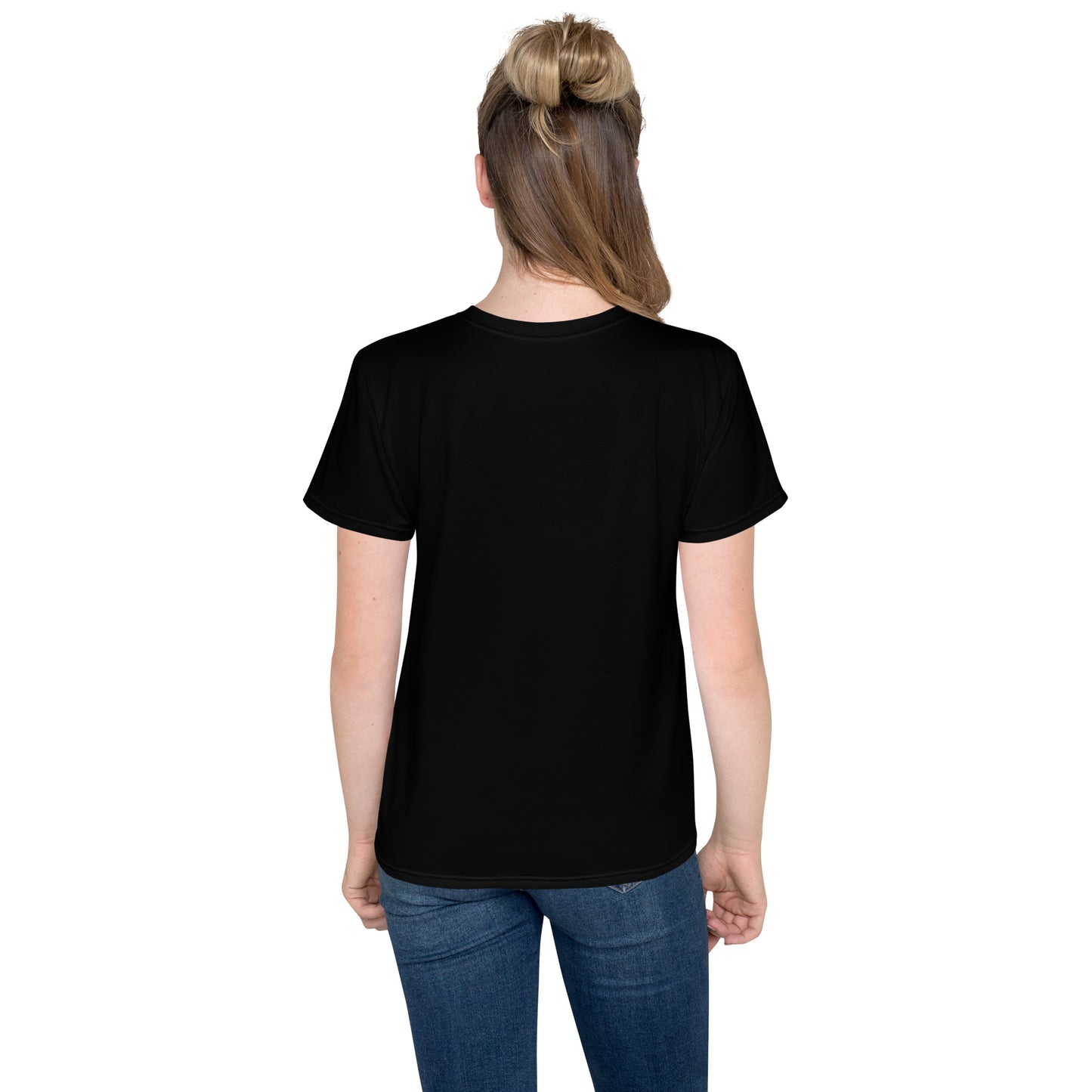 Youth crew neck t-shirt - Classic Black
