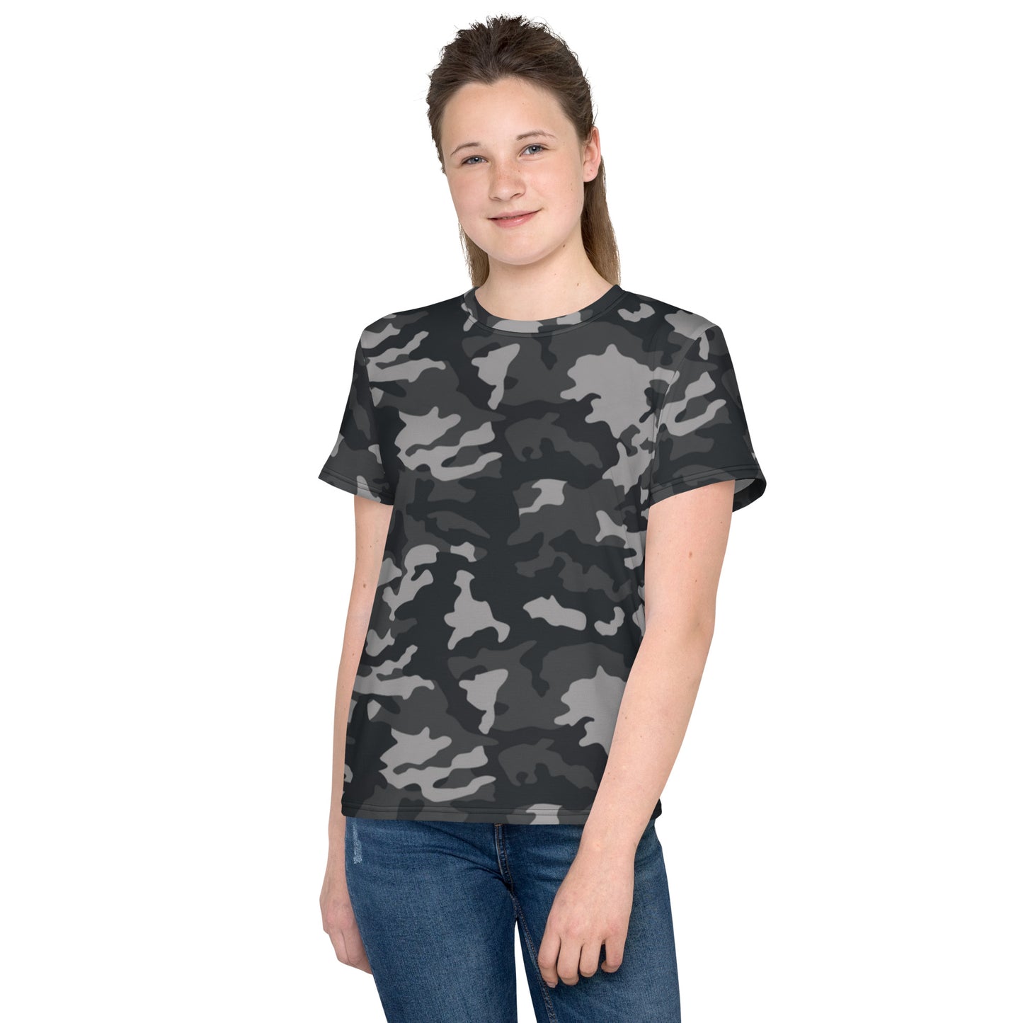 Youth crew neck t-shirt - Camo