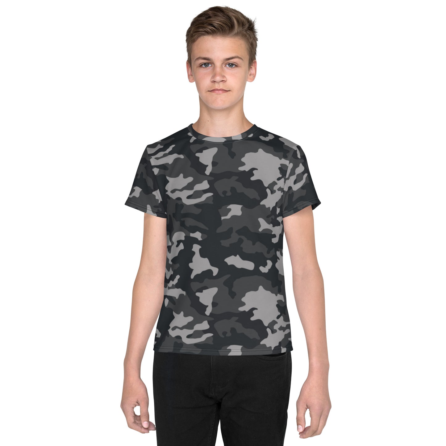 Youth crew neck t-shirt - Camo