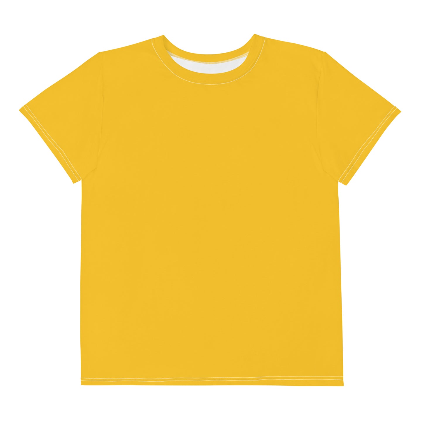 Youth crew neck t-shirt - Golden Yellow